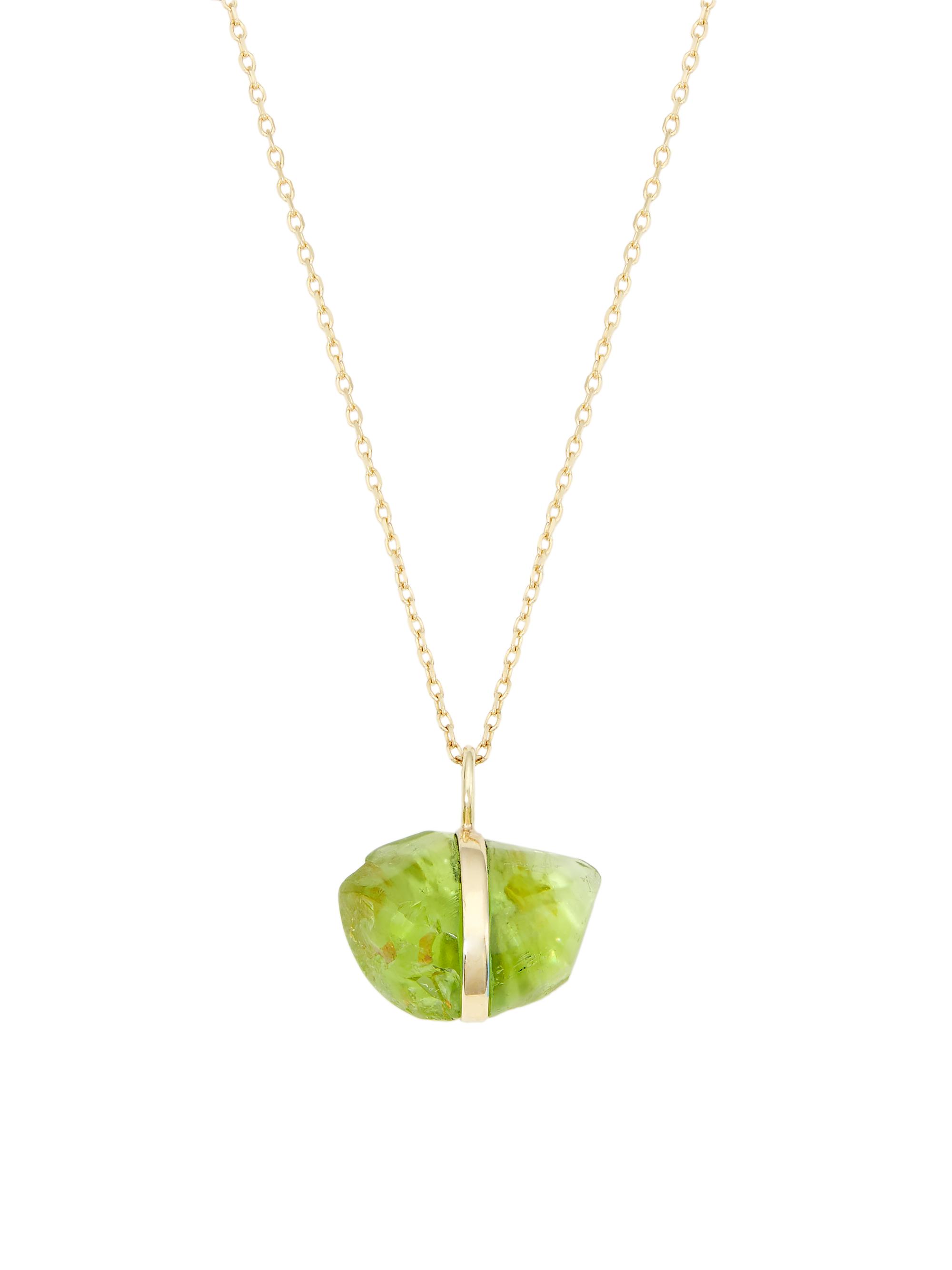 Jia Jia Women's 14K Yellow Gold & Birthstone Pendant Necklace - August
