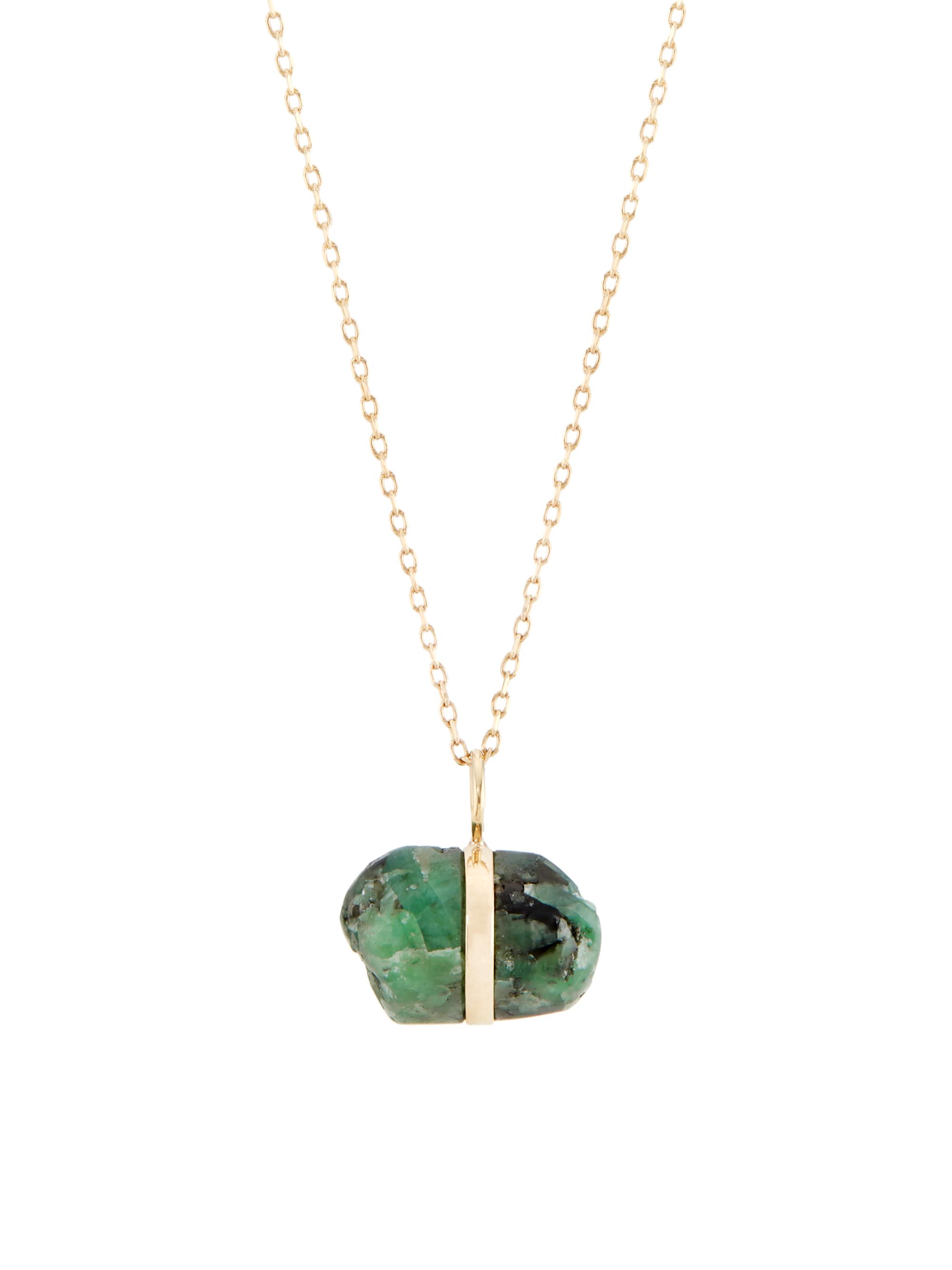 Jia Jia Women's 14K Yellow Gold & Birthstone Pendant Necklace - May