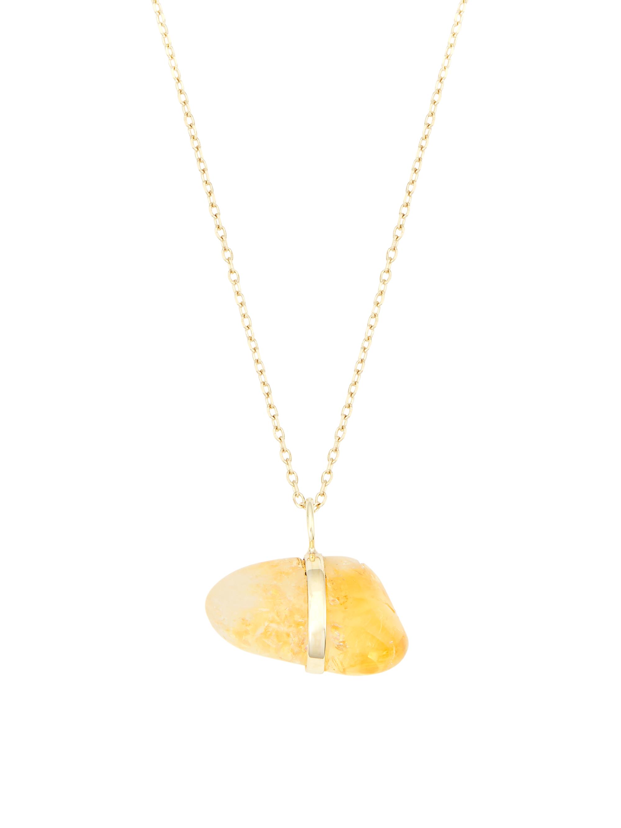 Jia Jia Women's 14K Yellow Gold & Birthstone Pendant Necklace - November