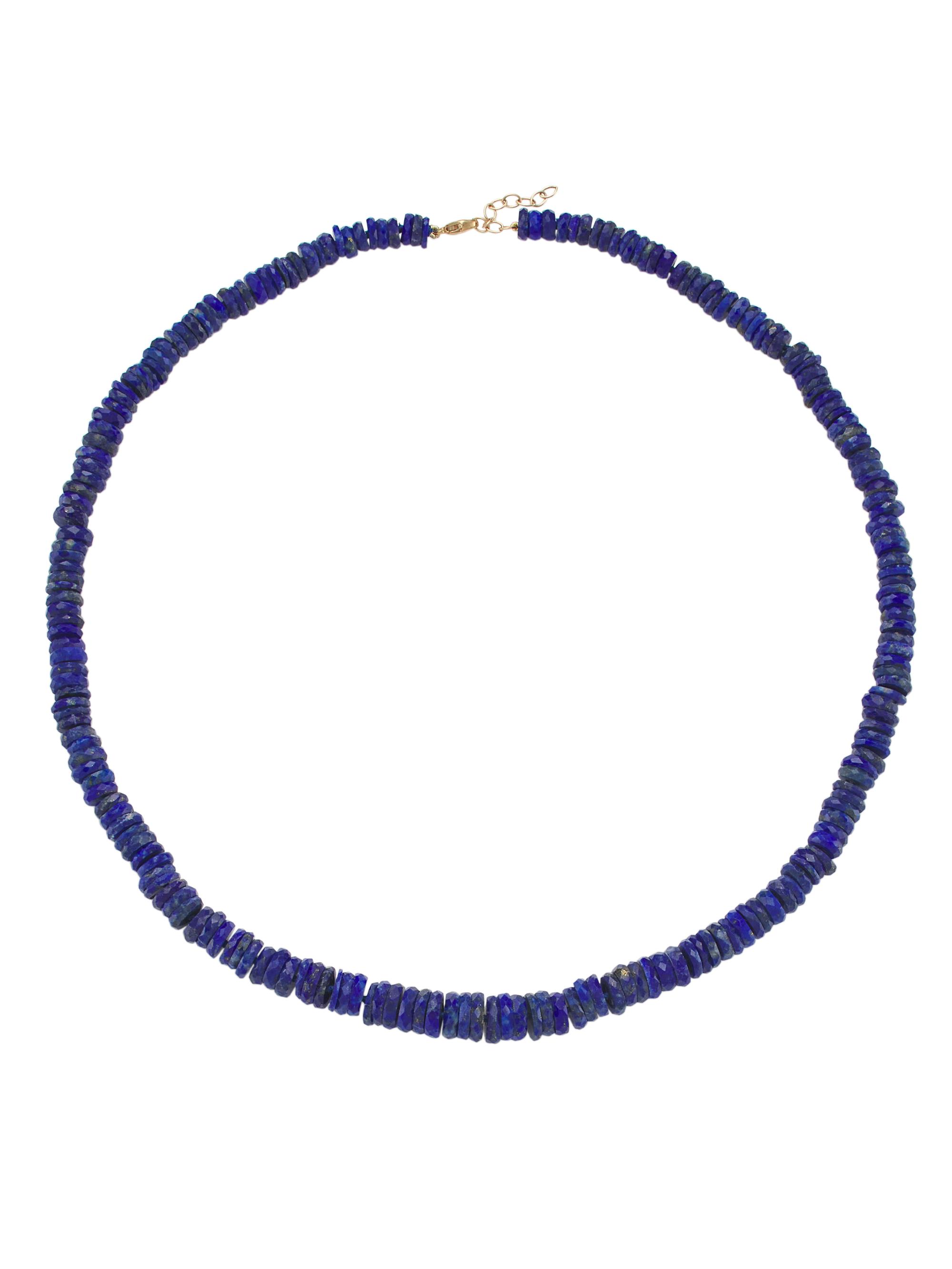 Jia Jia Women's Atlas Lapis Beaded Necklace - Blue