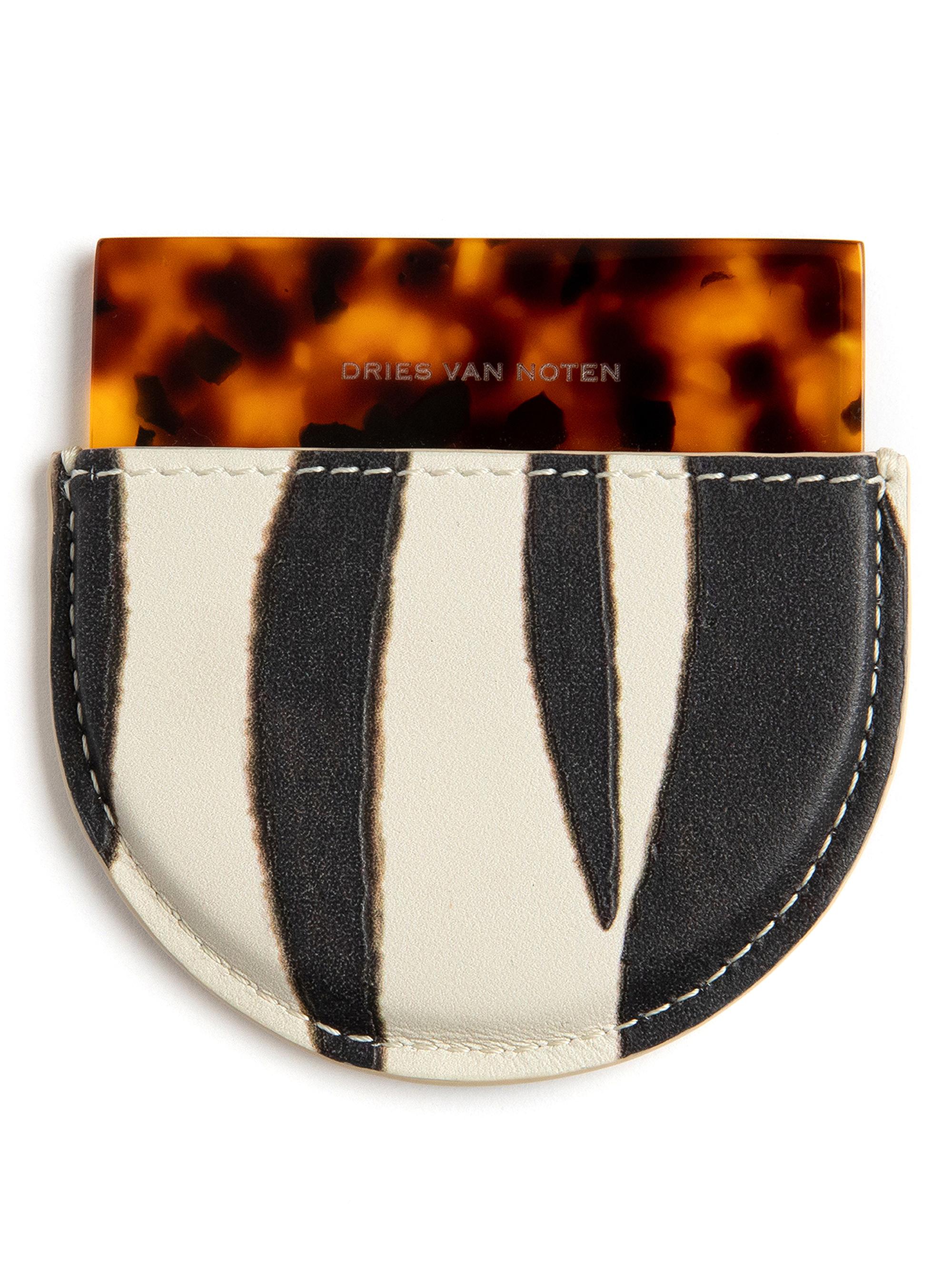 Dries Van Noten Tortoise Shell Mirror & Leather Case | Saks Fifth