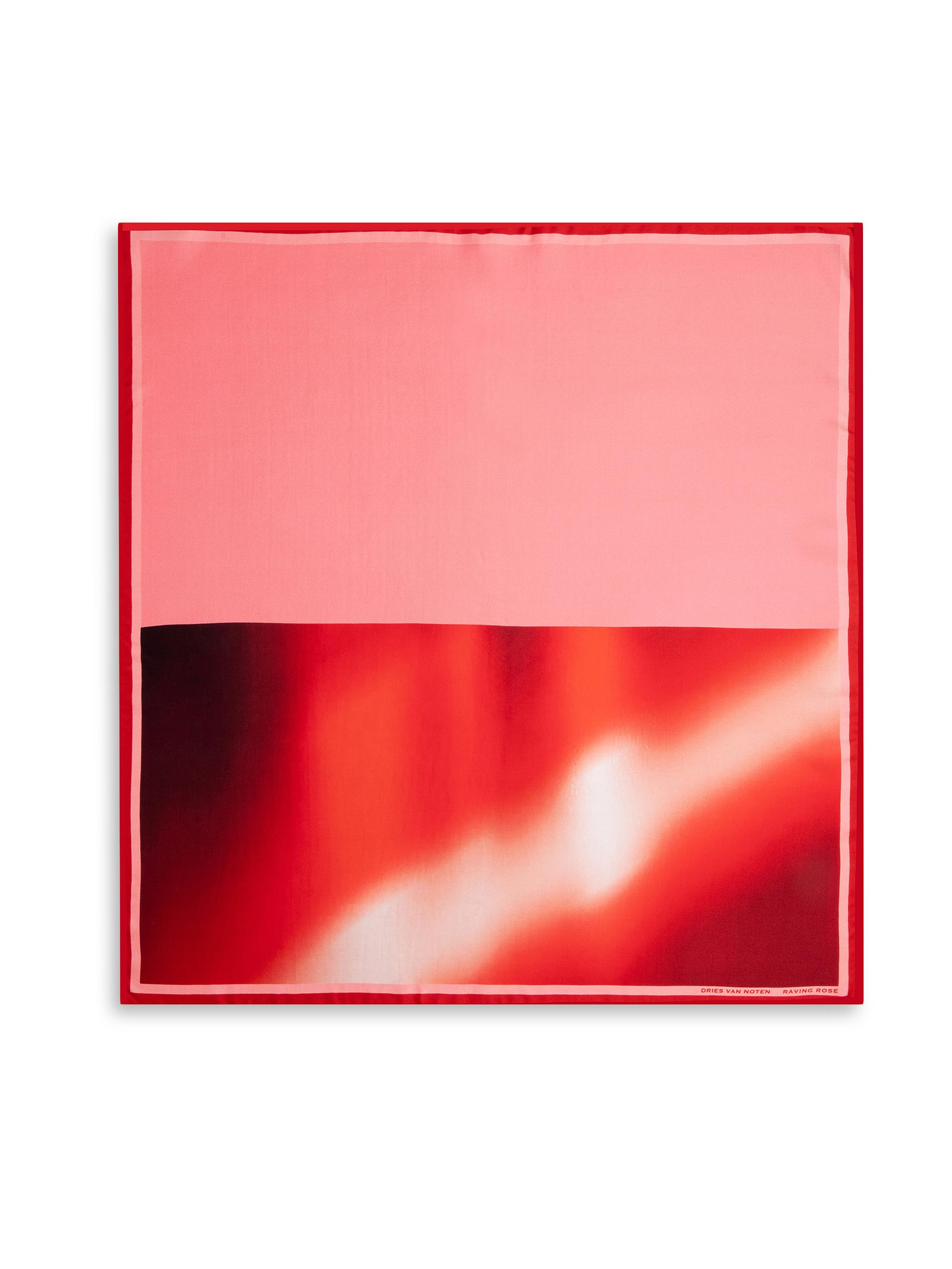 Dries Van Noten Women's Raving Rose Silk Foulard Scarf - Raving Rose