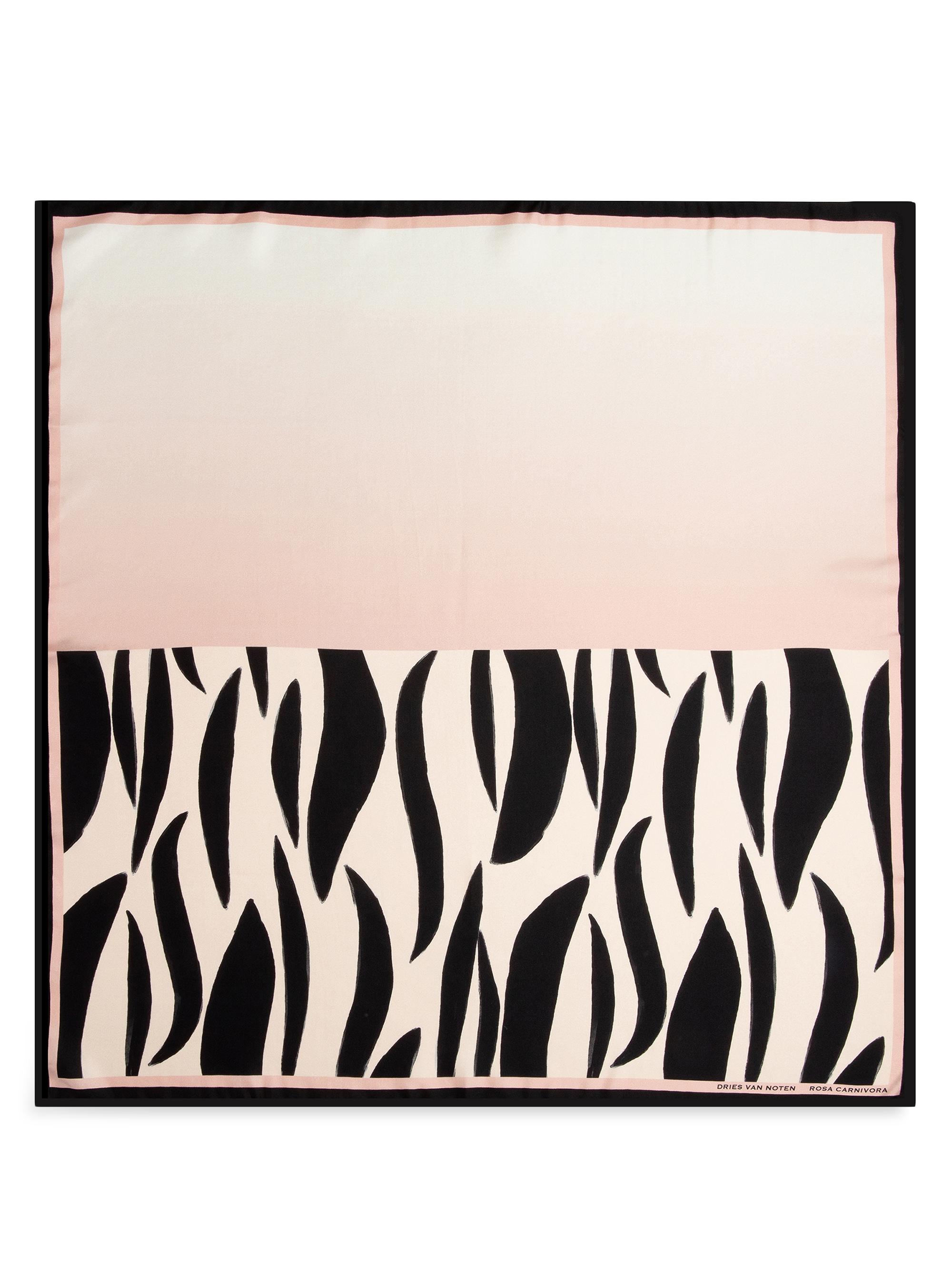 Dries Van Noten Women's Foulard Rosa Carnivora Silk Scarf - Rosa Carnivora