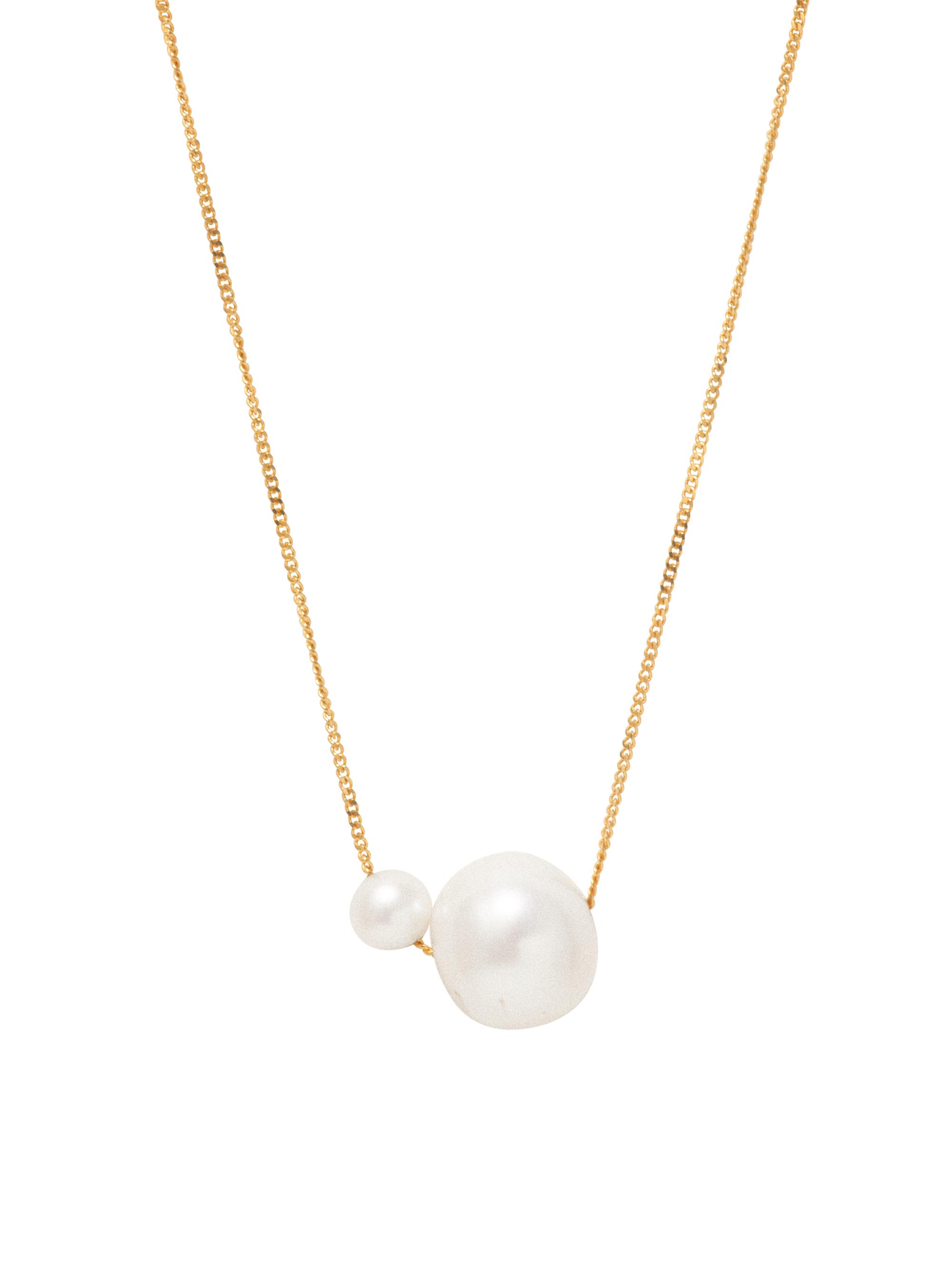 Completedworks Women's One (Blank) Can Change The World 14K-Yellow-Gold Vermeil & Cultured Freshwater Pearl Necklace - Yellow Gold