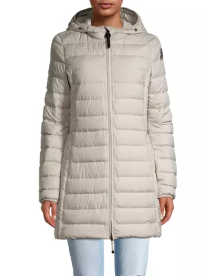 Parajumpers Irene hooded puffer jacket - Grey