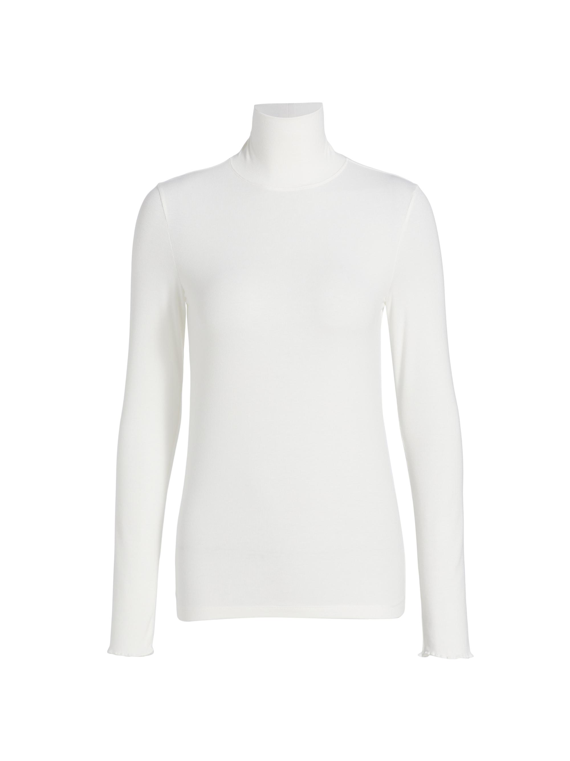 Outdoor Voices Women's SheerRib Knit Turtleneck - Sugar