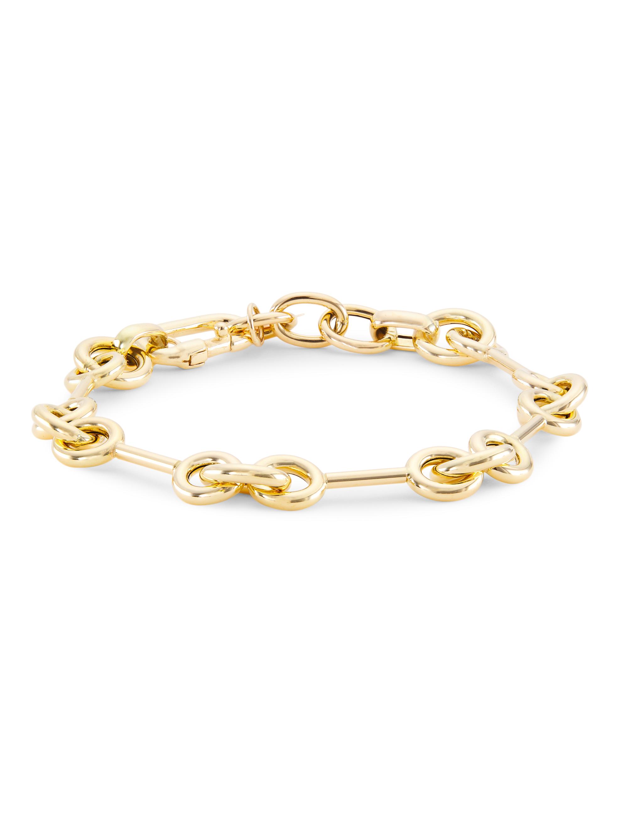 Lauren Rubinski Women's 14K Yellow Gold Chain Anklet - Gold