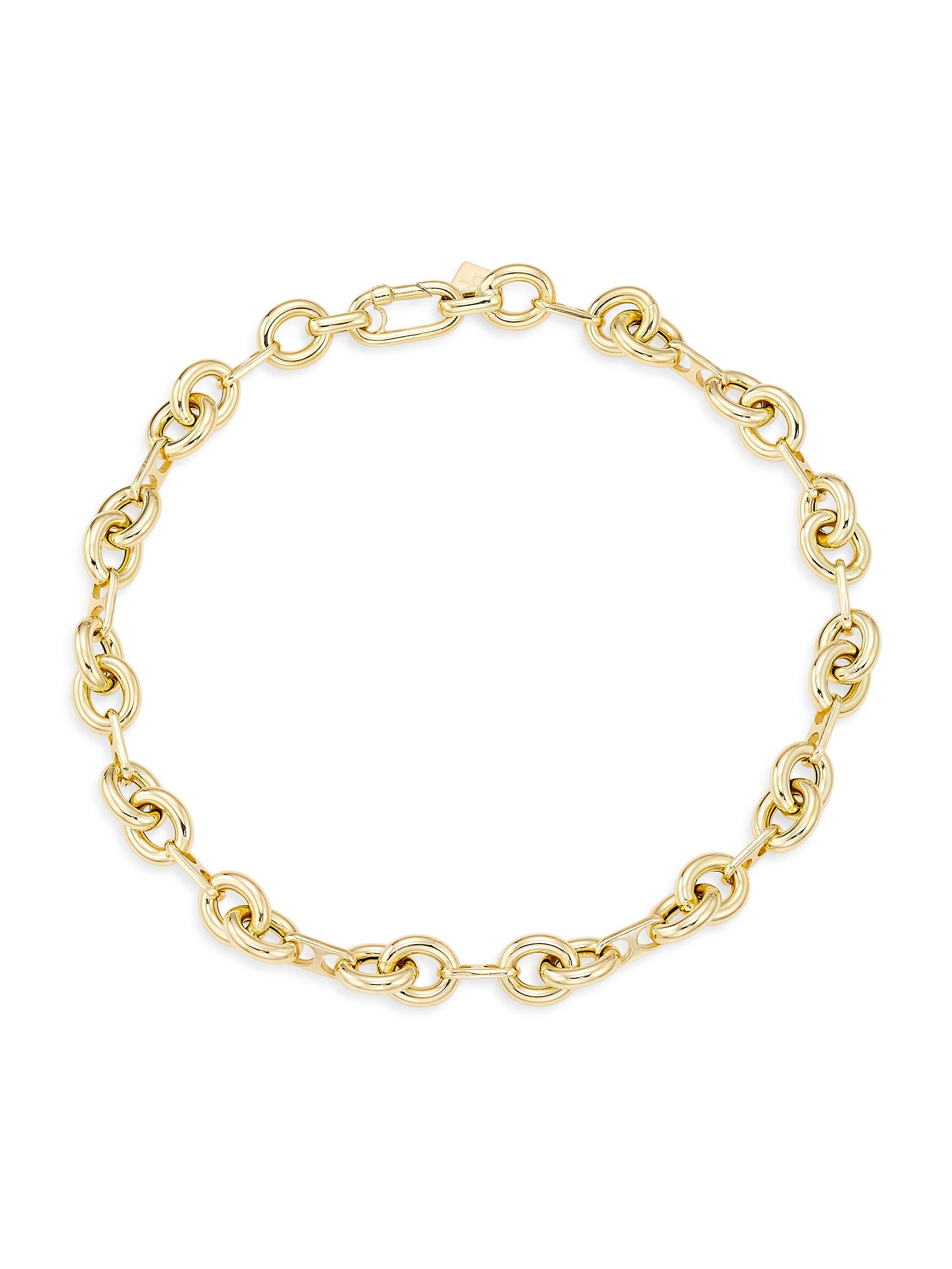 Lauren Rubinski Women's 14K Yellow Gold Mixed-Link Chain Necklace - Yellow Gold