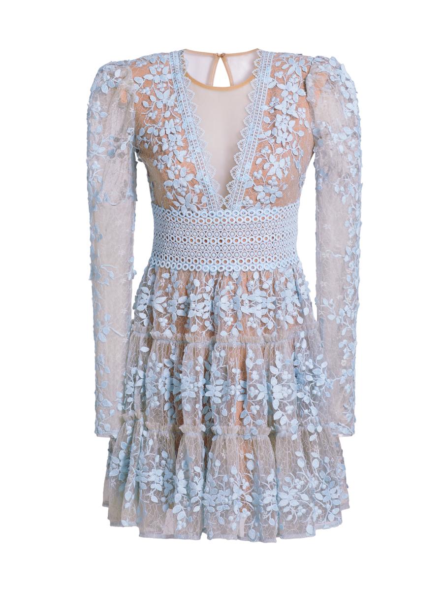 Bronx Banco Women's Megan Mini Dress - Powder Blue - Size XS