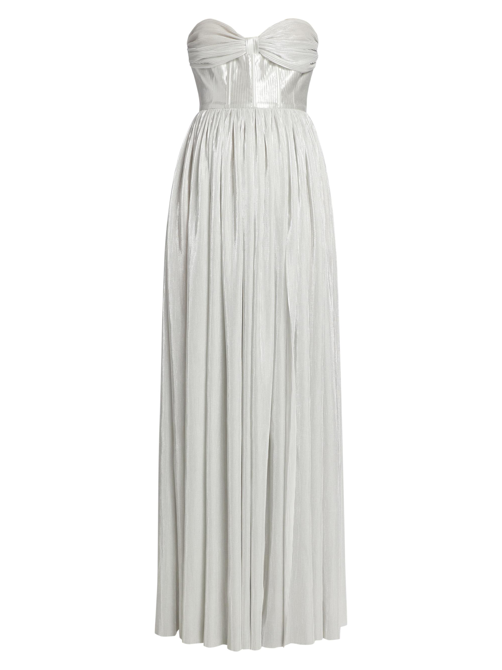 Bronx and Banco Women's Florence Strapless Gown - White