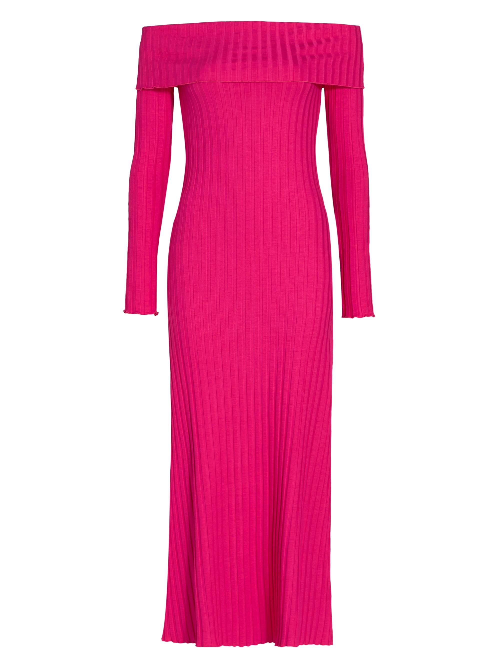 Simon Miller Women's Espen Off-The-Shoulder Sweaterdress - Funky Fuchsia