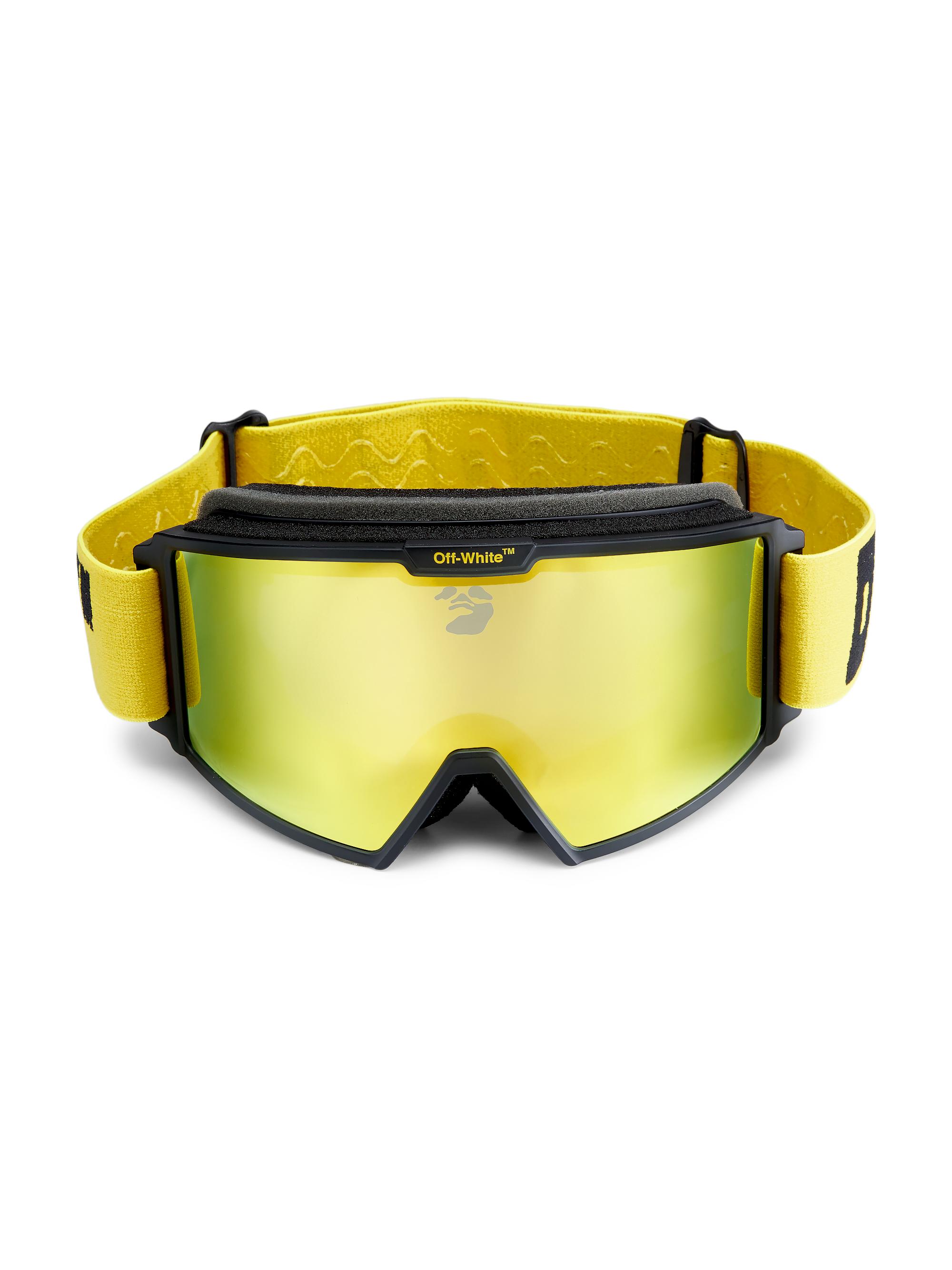 Off-White Men's Mirrored Ski Goggles - Yellow