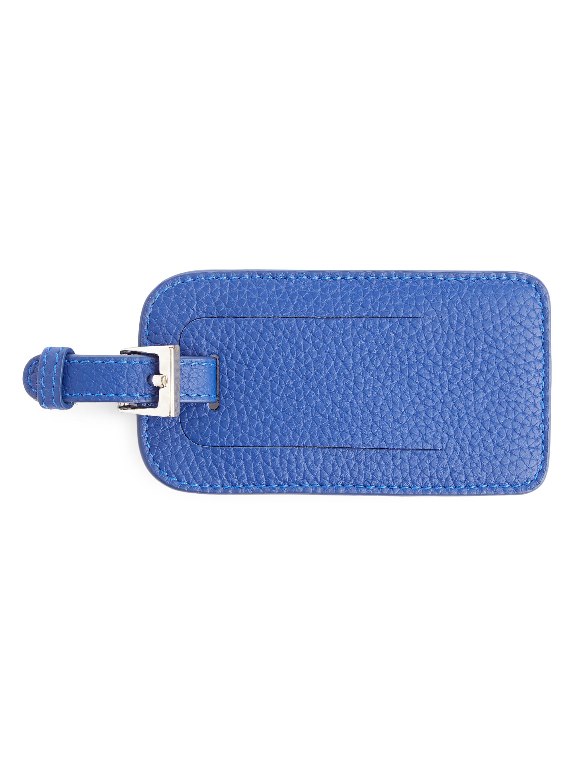 Royce New York Signature Luggage Tag - Cobalt