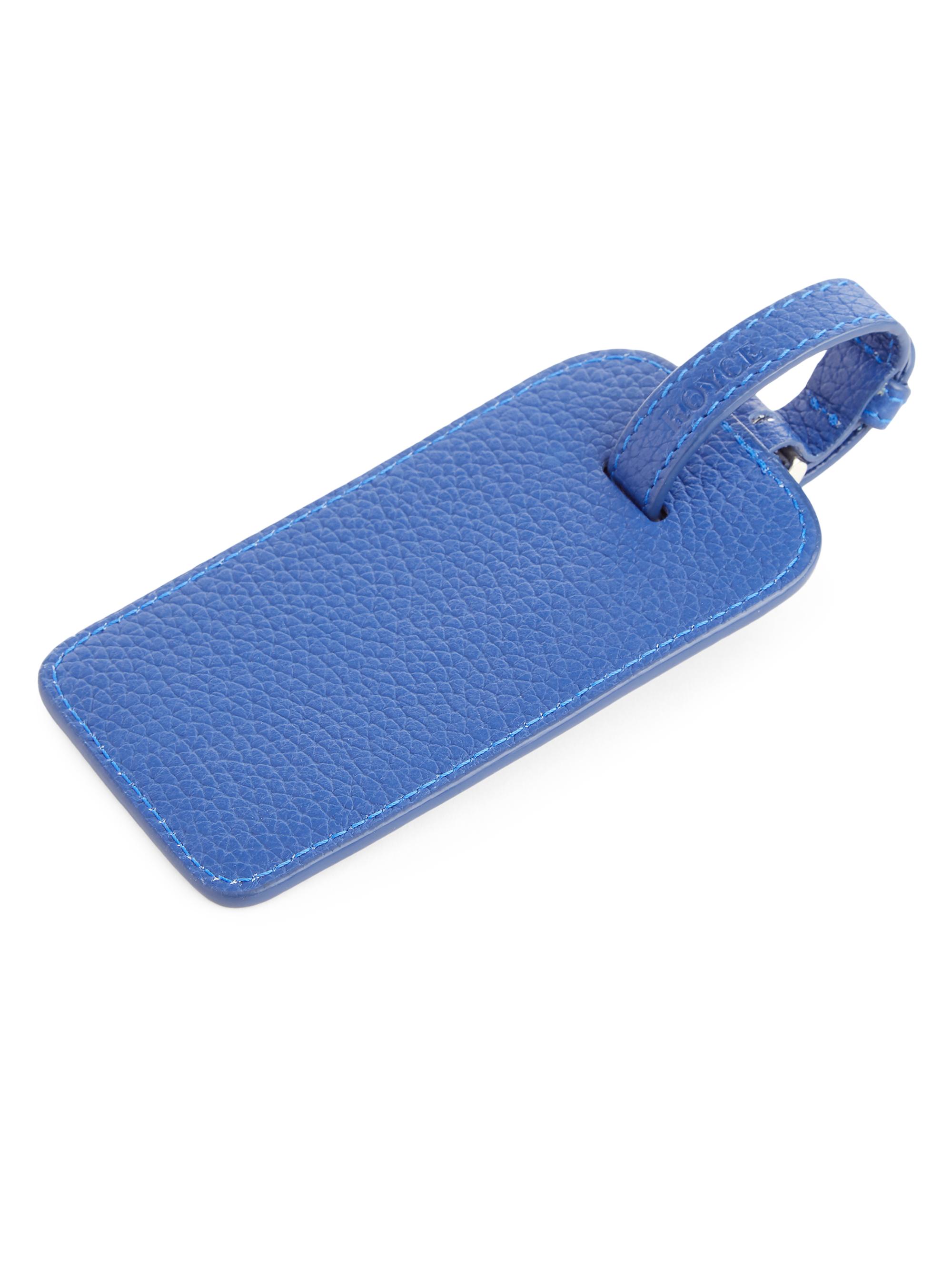 Royce New York Signature Luggage Tag - Cobalt | Thumbnail 2