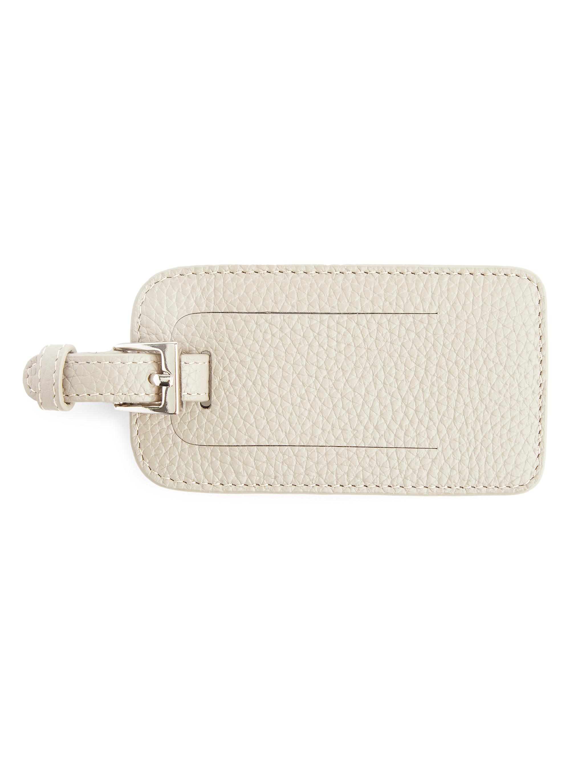 Royce New York Signature Luggage Tag - Taupe