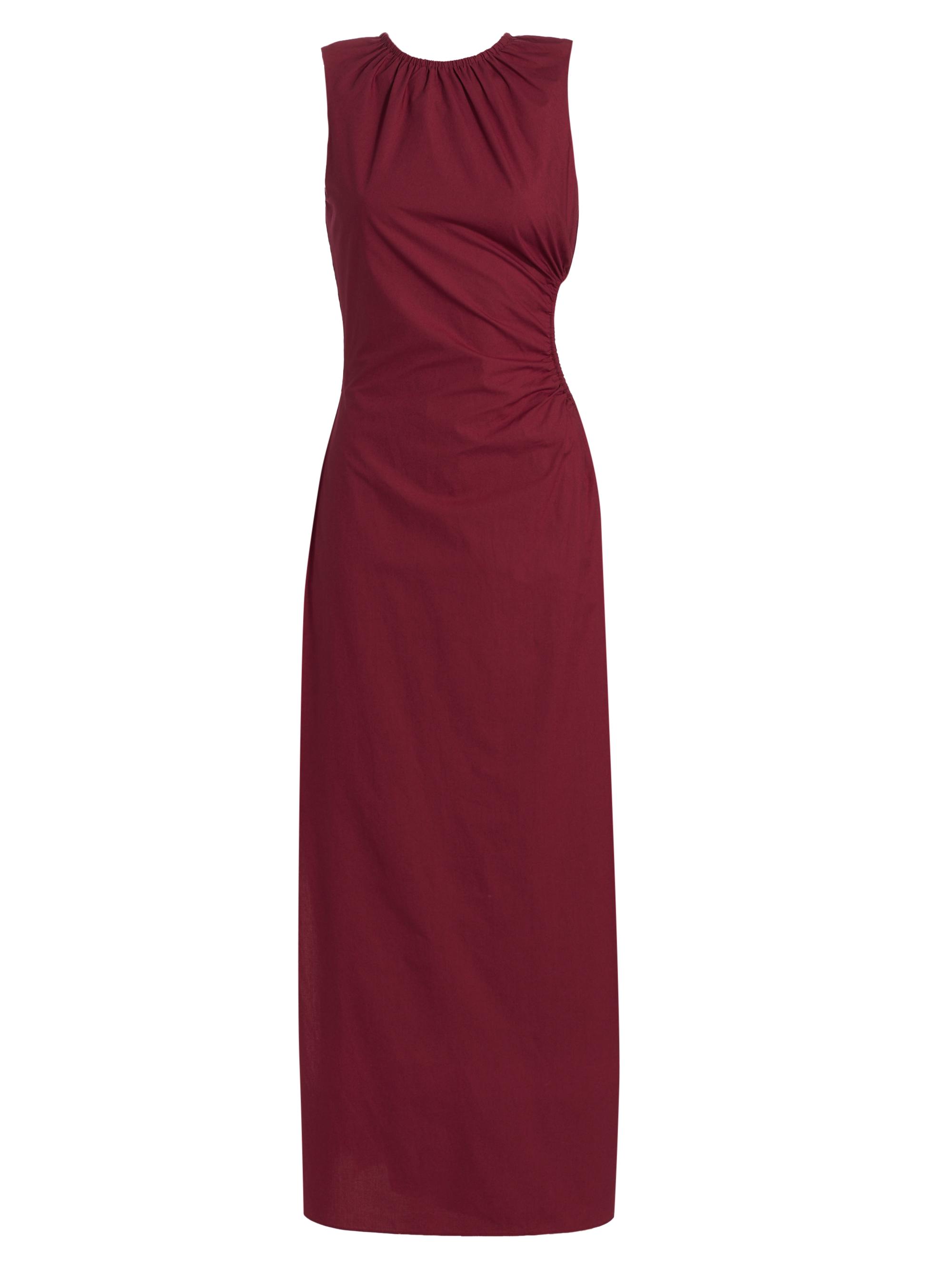 SIR. Women's Dion Cotton Cut-Out Maxi Dress - Plum