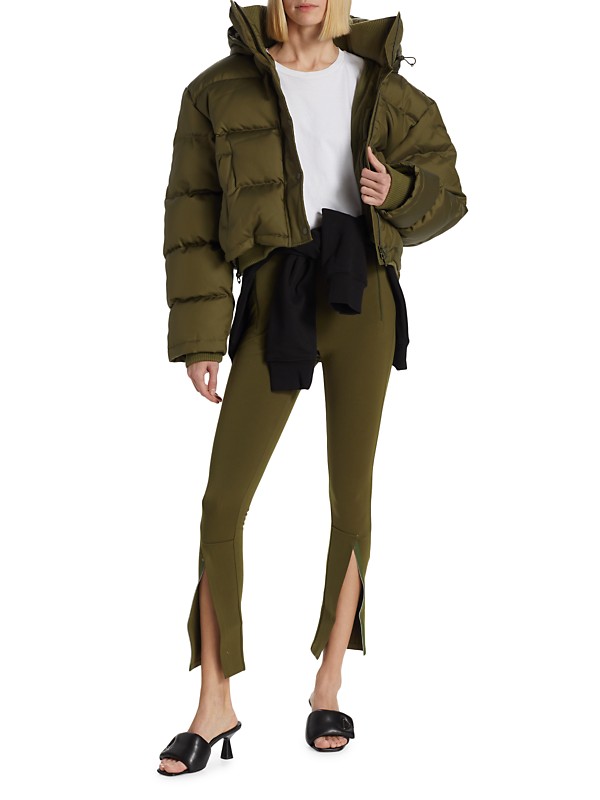 Shop WARDROBE.NYC Cropped Down Puffer Jacket | Saks Fifth Avenue Shop WARDROBE.NYC Cropped Down Puffer Jacket | Saks Fifth Avenue