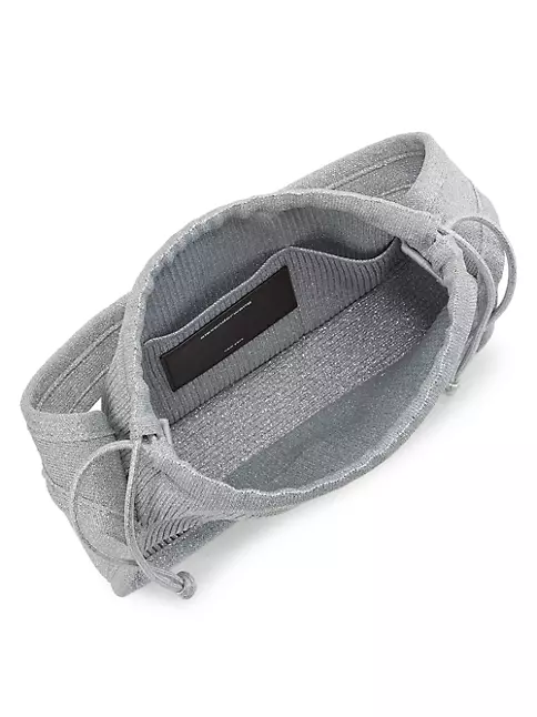 Shop Alexander Wang Small Ryan Rib-Knit Top Handle Bag