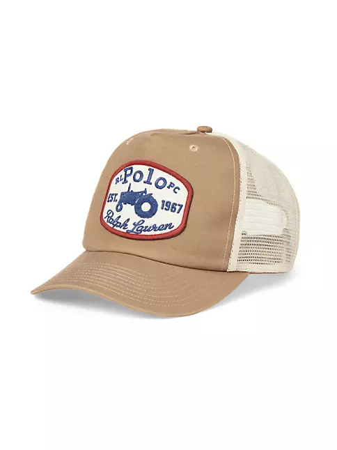 Shop Polo Ralph Lauren Retro Logo Trucker Hat   Saks Fifth Avenue