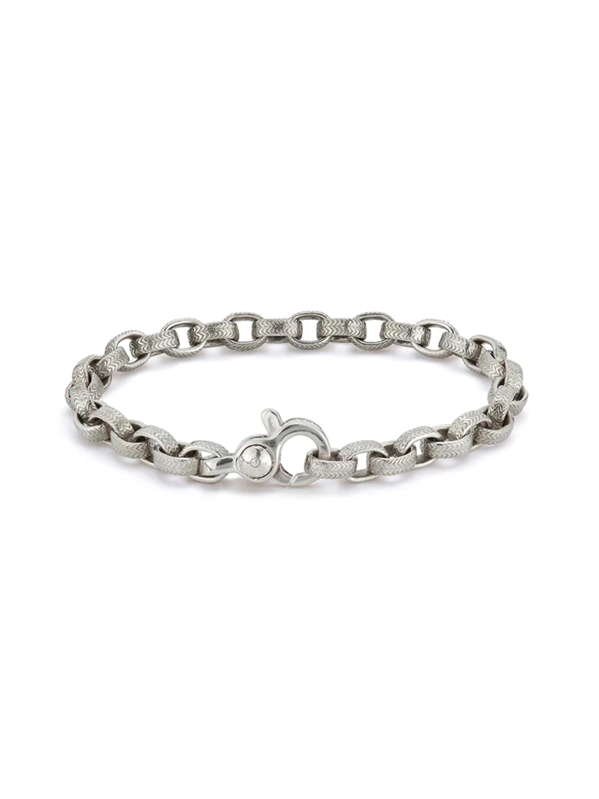 Jonas Studio Men's Paragon Sterling Silver Bracelet - Silver