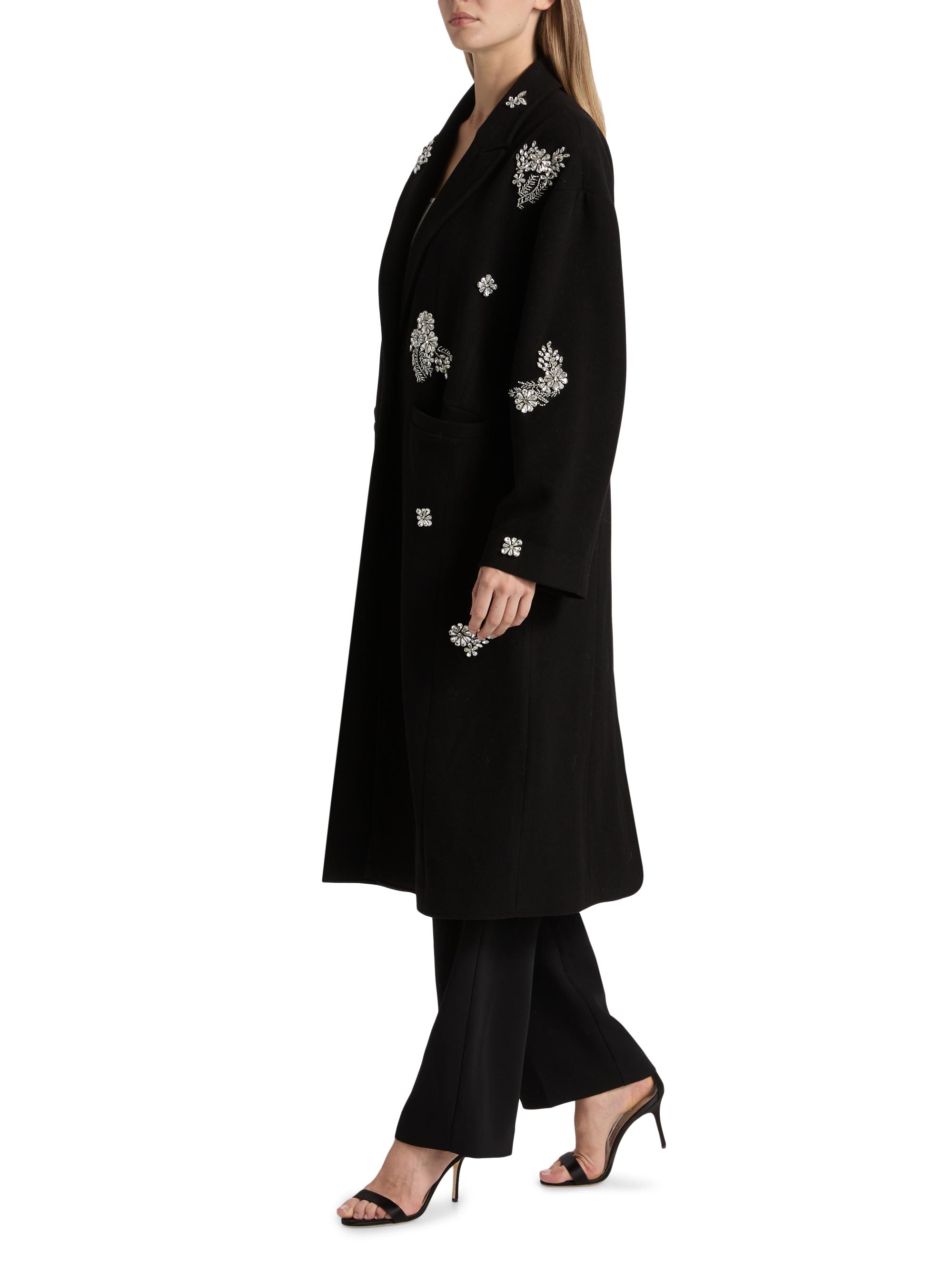 Cinq à Sept Gravis Crystal Ivy Coat | Saks Fifth Avenue