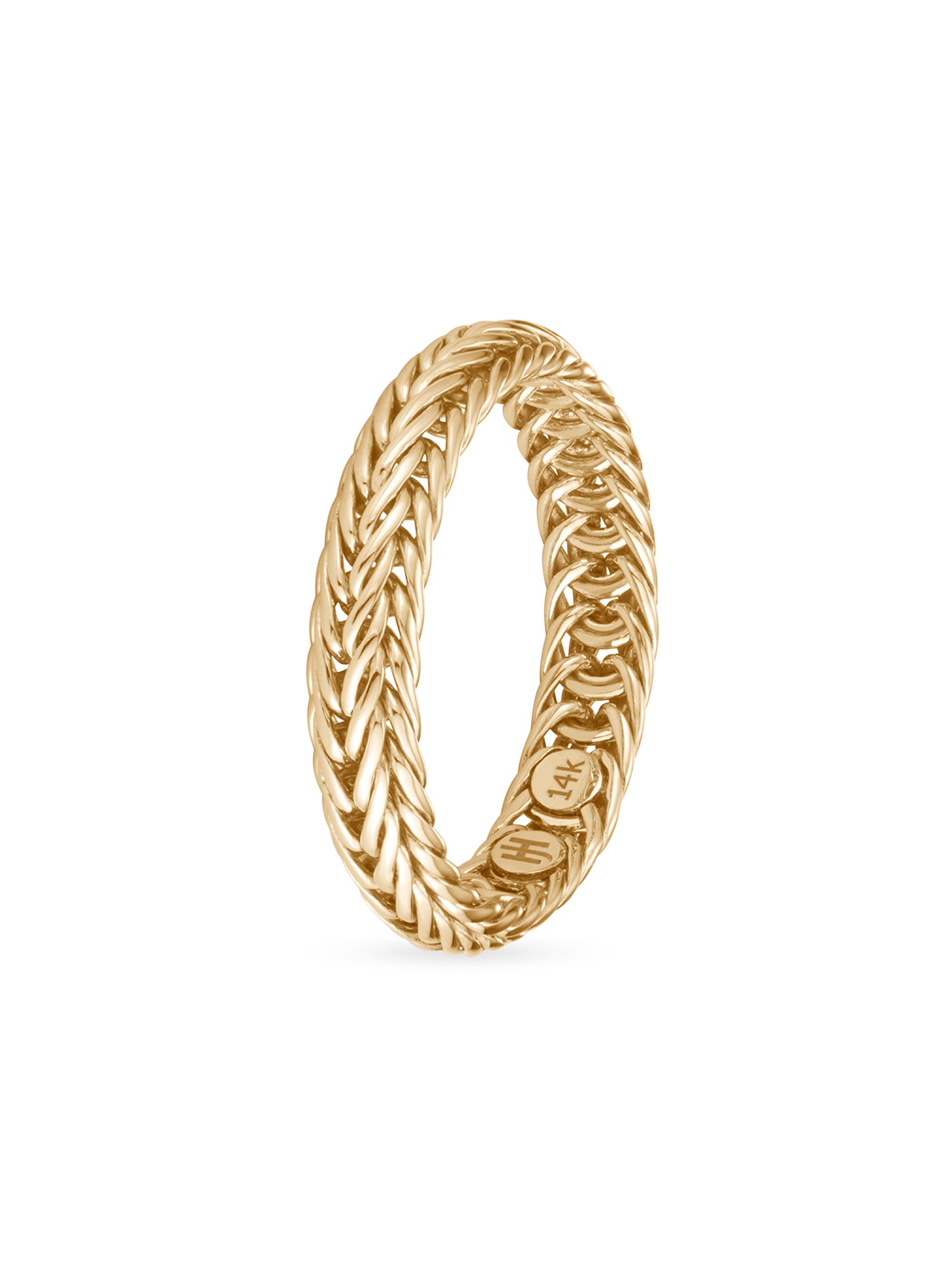 John Hardy Women's Kami 14K Yellow Gold Chain Ring - Yellow Gold