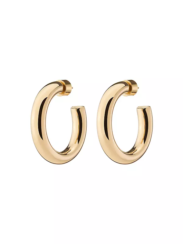 Samira 10K-Gold-Plated Mini Hoop Earrings