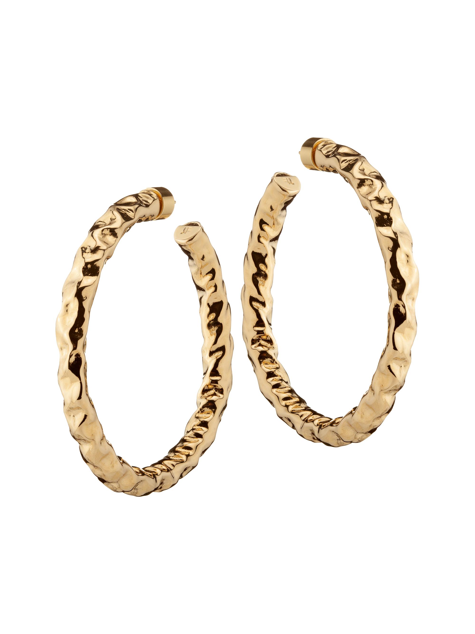Jennifer Fisher Women's Maeve 10K-Gold-Plated Petite Hoop Earrings - Yellow Gold