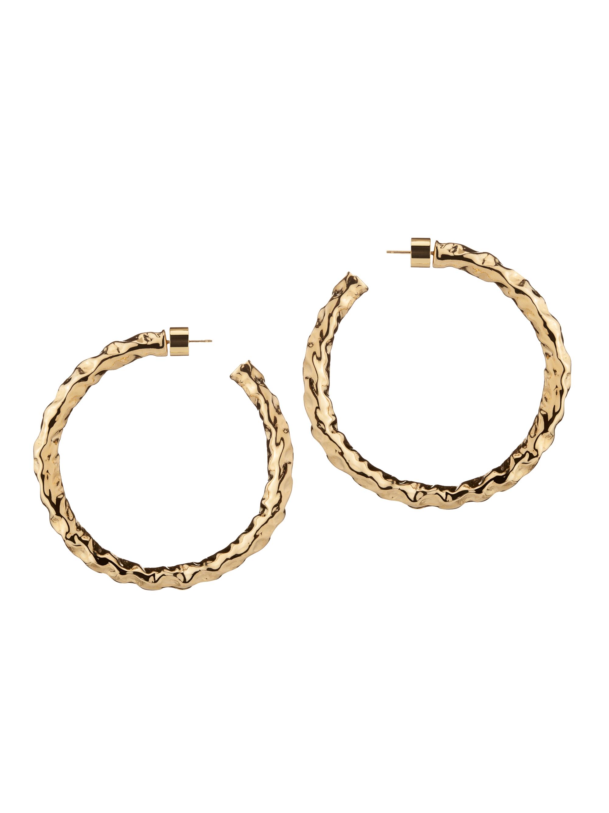 Jennifer Fisher Maeve 10K-Gold-Plated Petite Hoop Earrings | Saks
