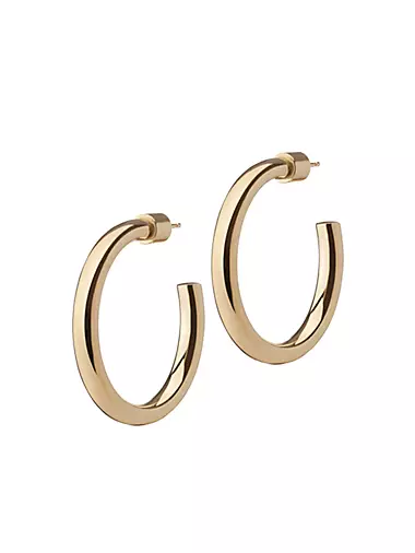 Lilly 10K-Gold-Plated Mini Hoop Earrings