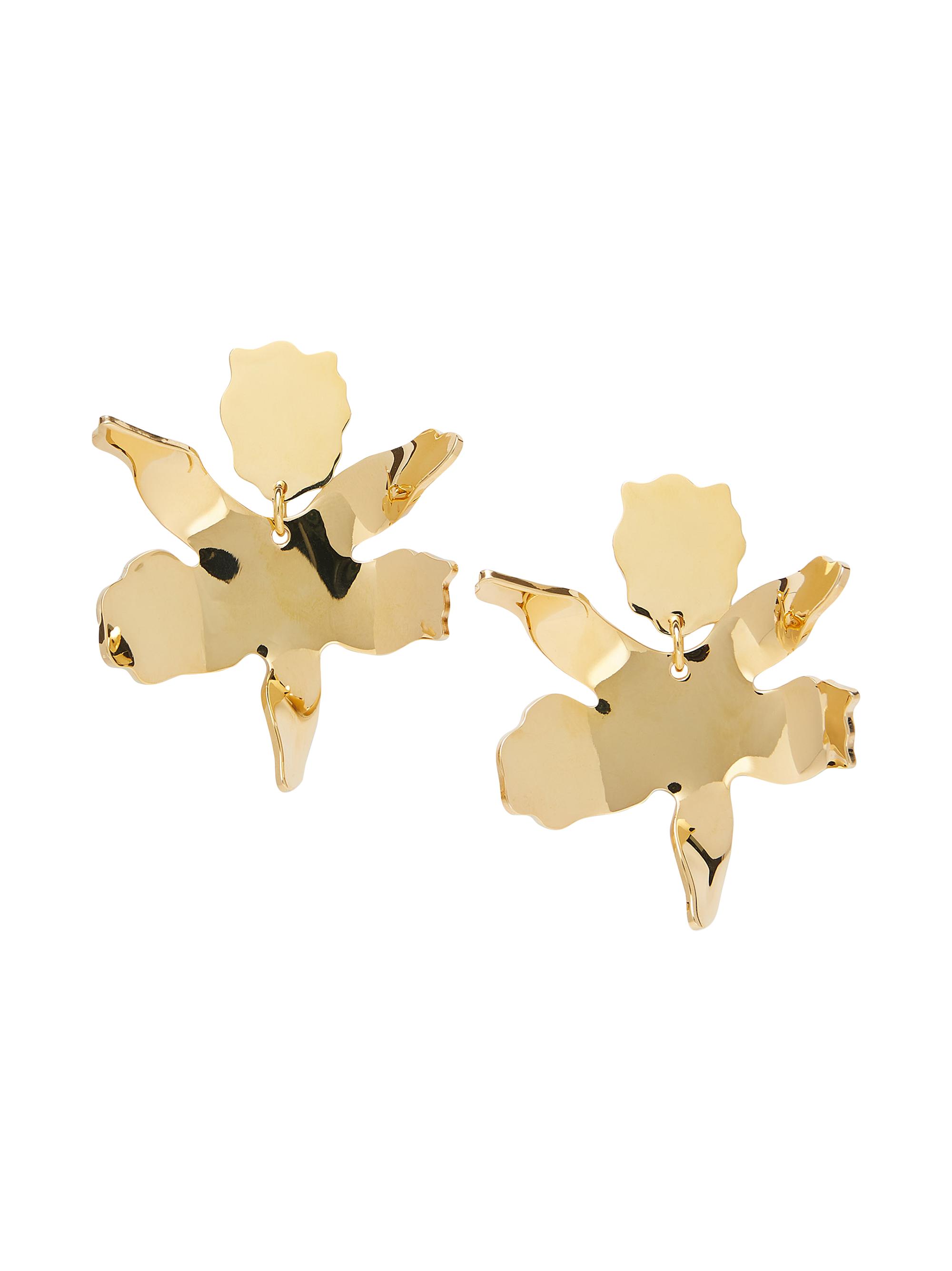 Lele Sadoughi Women's Paper Lily 14K-Gold-Plated  Drop Earrings - Gold