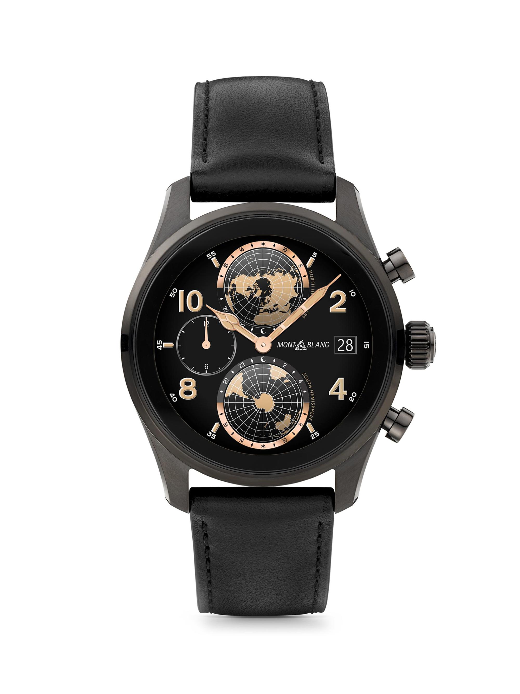 Montblanc Summit 3 Titanium & Rubber Smartwatch | Saks Fifth Avenue