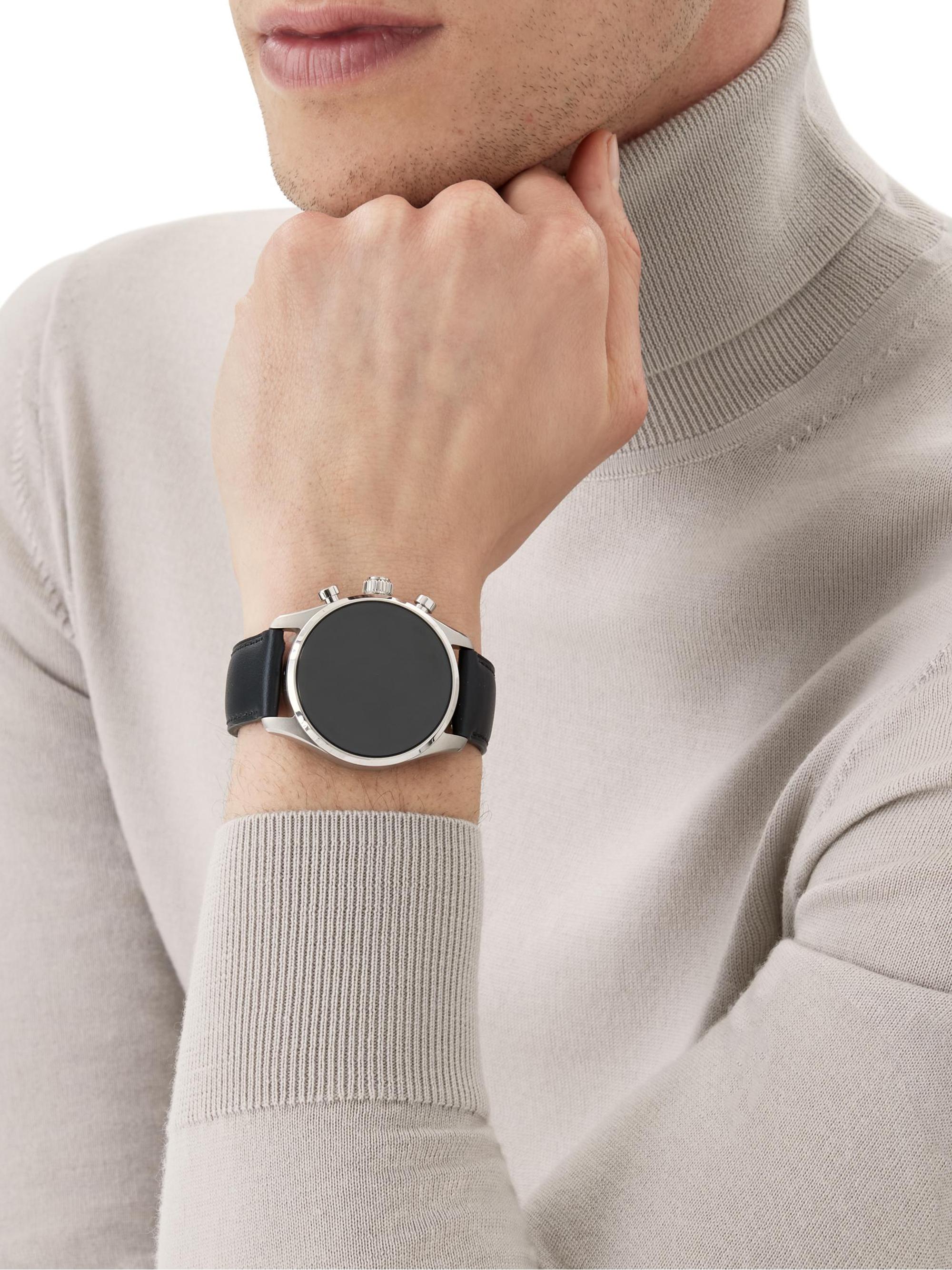 Montblanc Summit 3 Titanium, Rubber & Leather Smartwatch | Saks