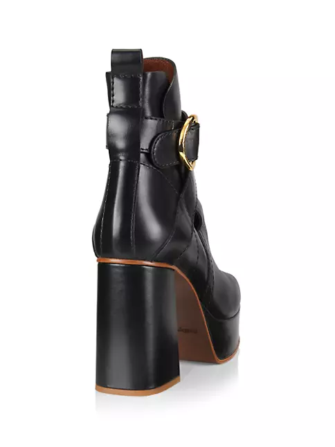 Chloé Women's Marcie Ankle Boots - Black - Heel Boots - 40