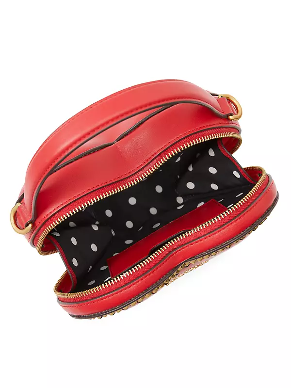 kate spade new york Amour Puffy Leather Heart Crossbody