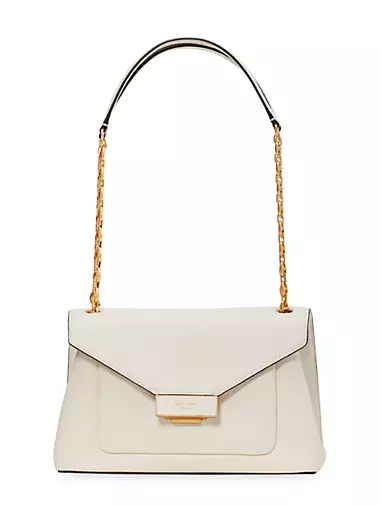 Kate Spade Bags | Kate Spade Leila Medium Flap Backpack | Color: Cream/White | Size: Os | Sassyandgirlie's Closet