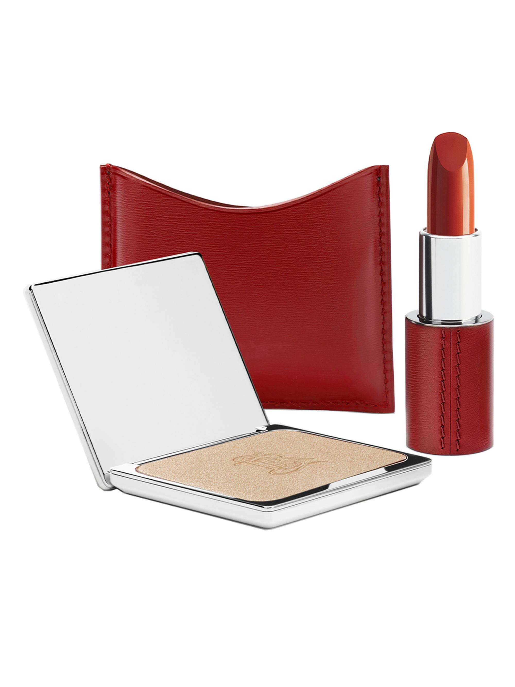 La Bouche Rouge Women's The Illuminating Red 2-Piece Highlighter & Lipstick Set
