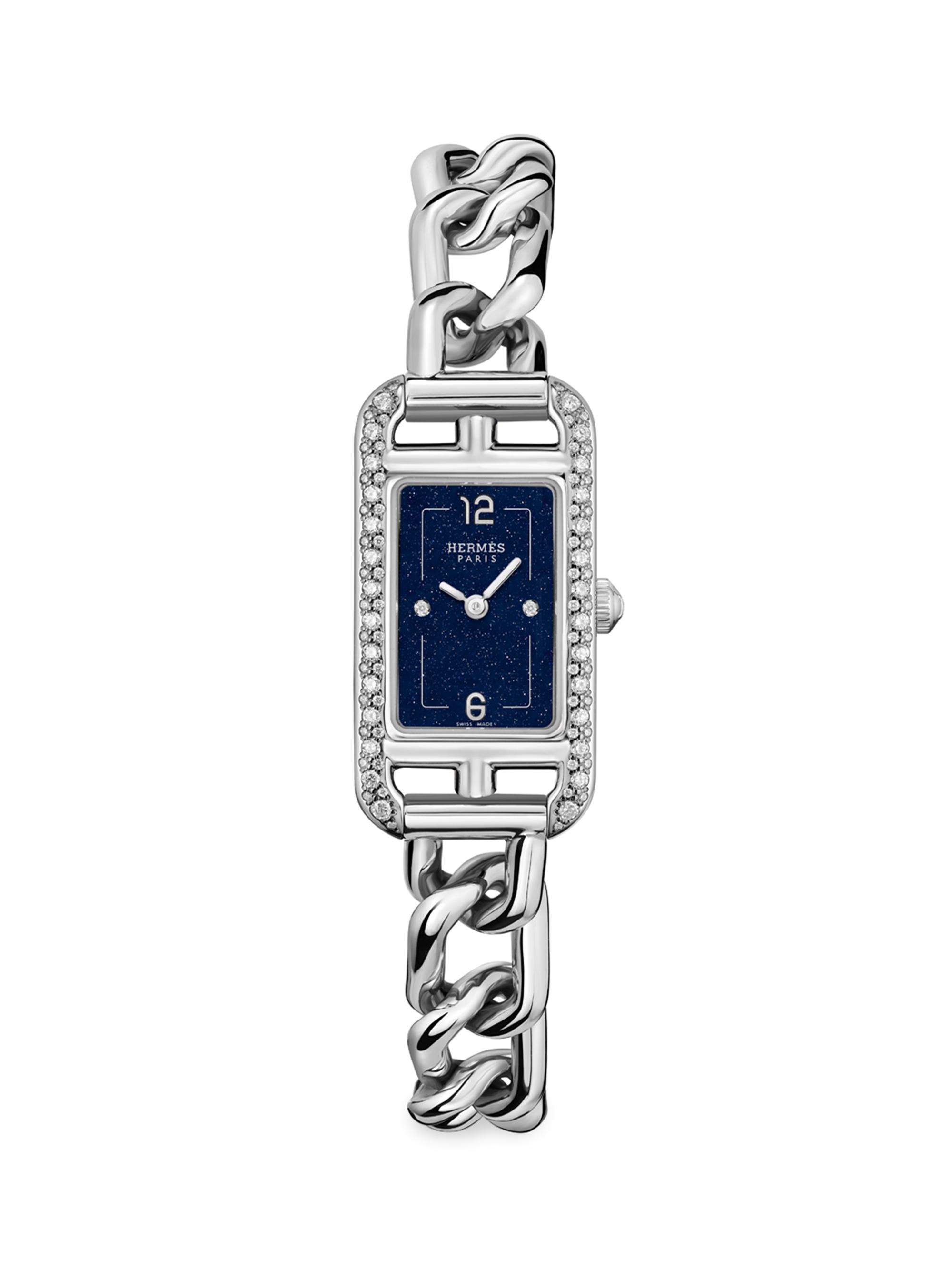 Women's Nantucket Stainless Steel & Diamond Bracelet Watch - White