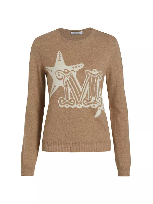 Shop Max Mara Gordon Starfish Wool-Cashmere Sweater | Saks Fifth 