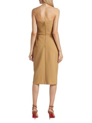 Max Mara Beige Bernard Midi Dress