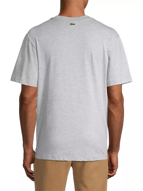 Lacoste Men's Regular Fit Branded Monogram Print T-Shirt TH0064 - Shop Sara  Jane