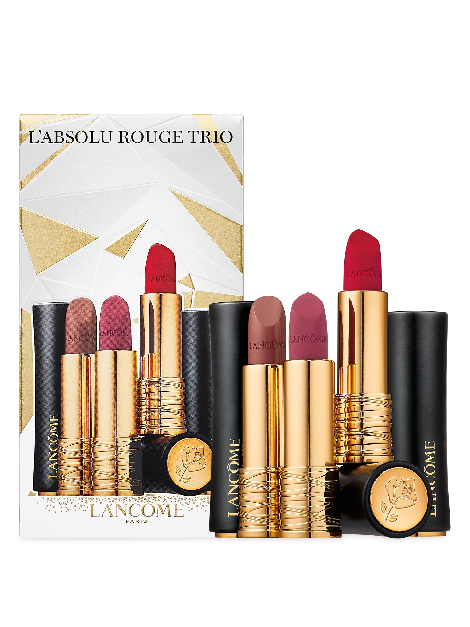 Lancôme Women's L'Absolu Rouge Lipstick Trio