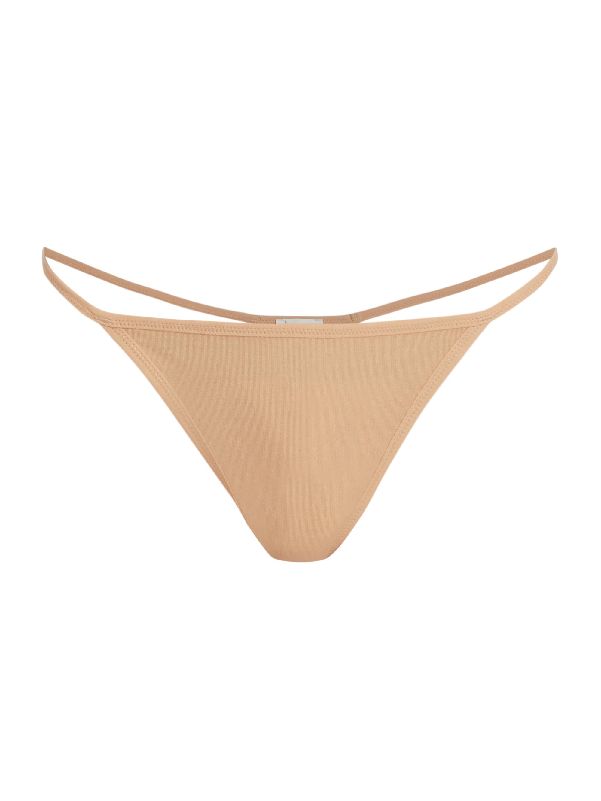 Skin Women's Gisella G-String Panties - Macadamia