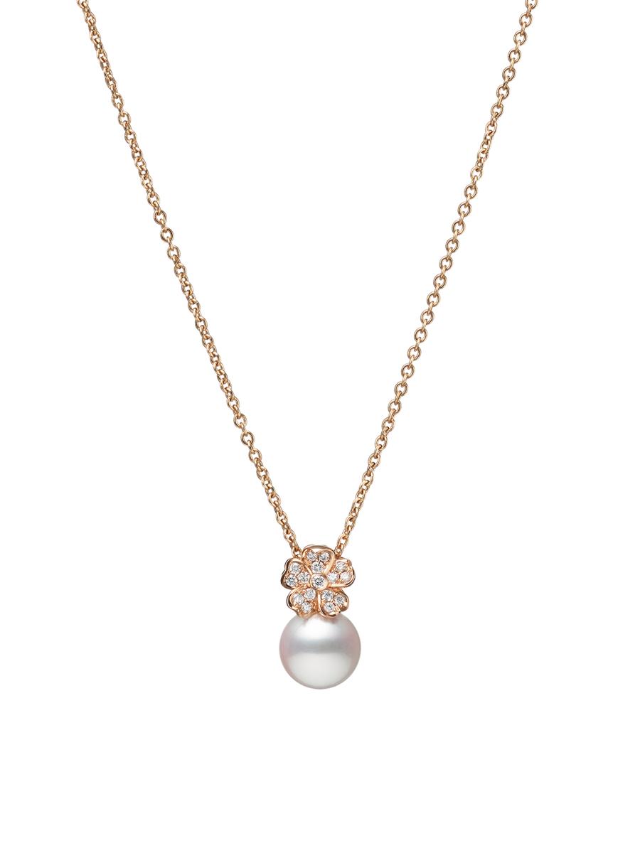 BLACKPINK ジス着用★NiRO★CHERRY HEART PEARL NECKLACE #54 BLACKPINK着用】CHERRY HEART PEARL NECKLACE #54 ネックレス