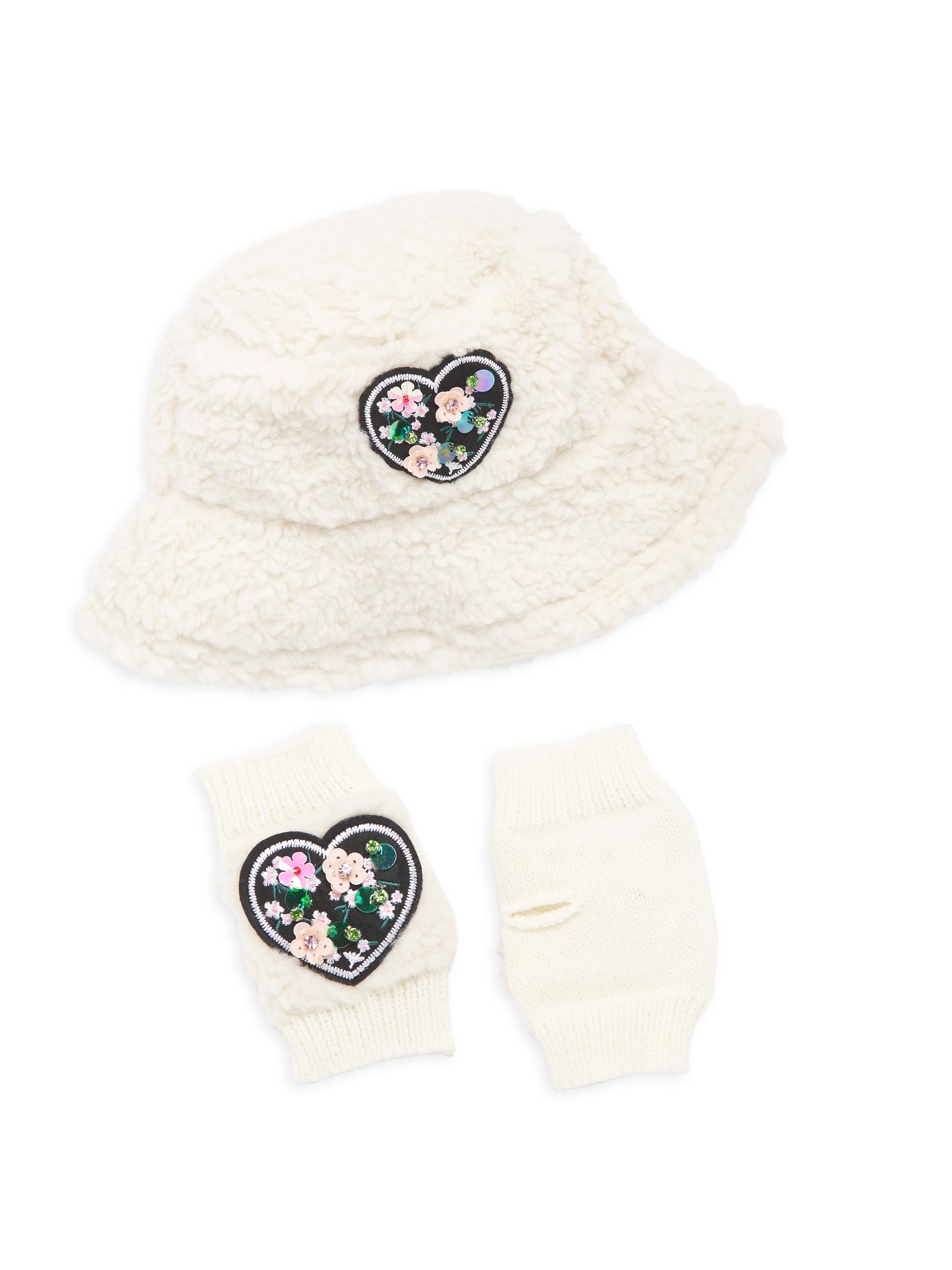 Jocelyn Arctic Faux Ivory Sherpa Cap Jocelyn Faux Shearling & Fur Roller Hat | Saks Fifth Avenue main image 2