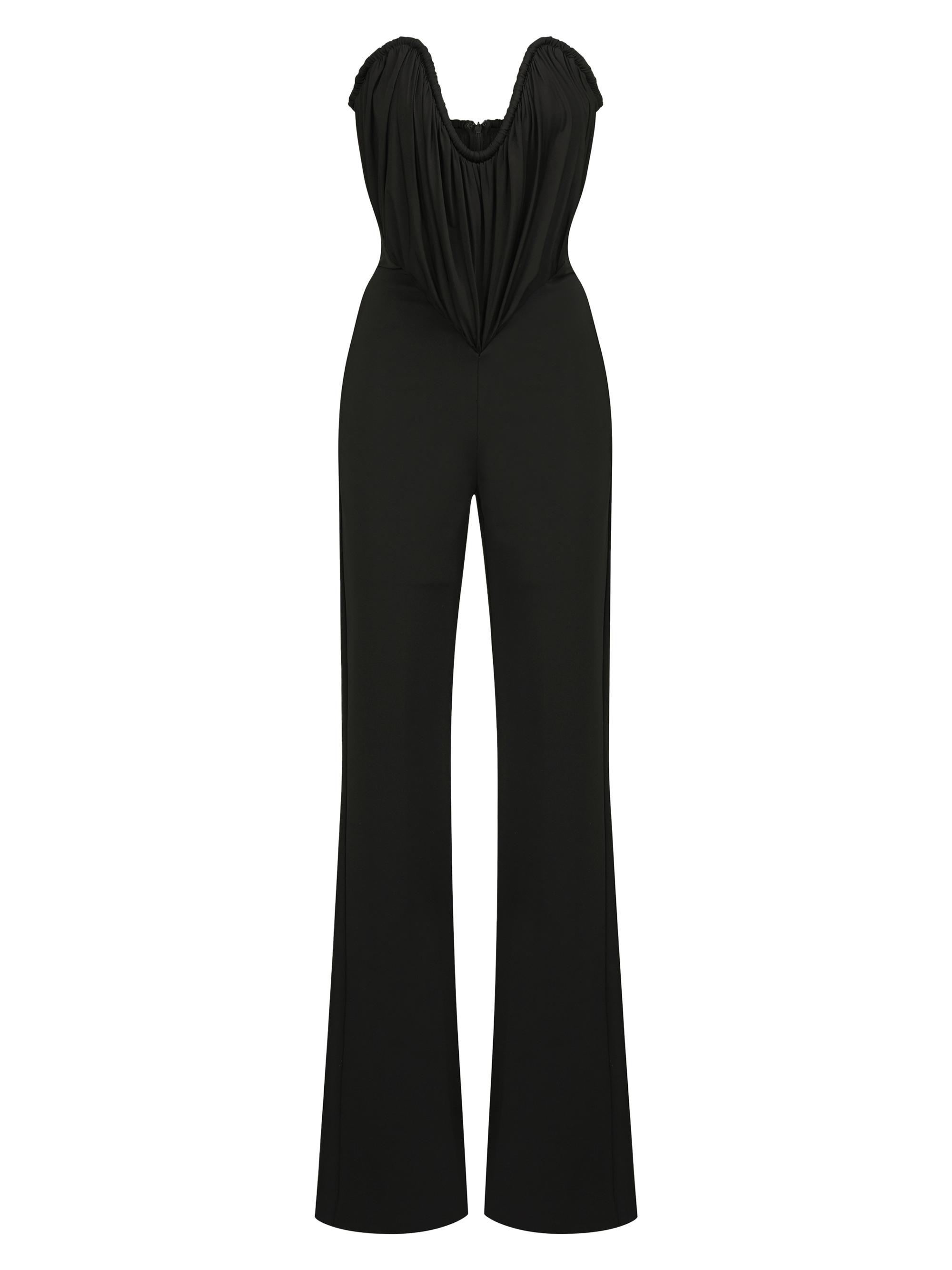 Et Ochs Ophelia Pleated Wide-Leg Jumpsuit | Saks Fifth Avenue