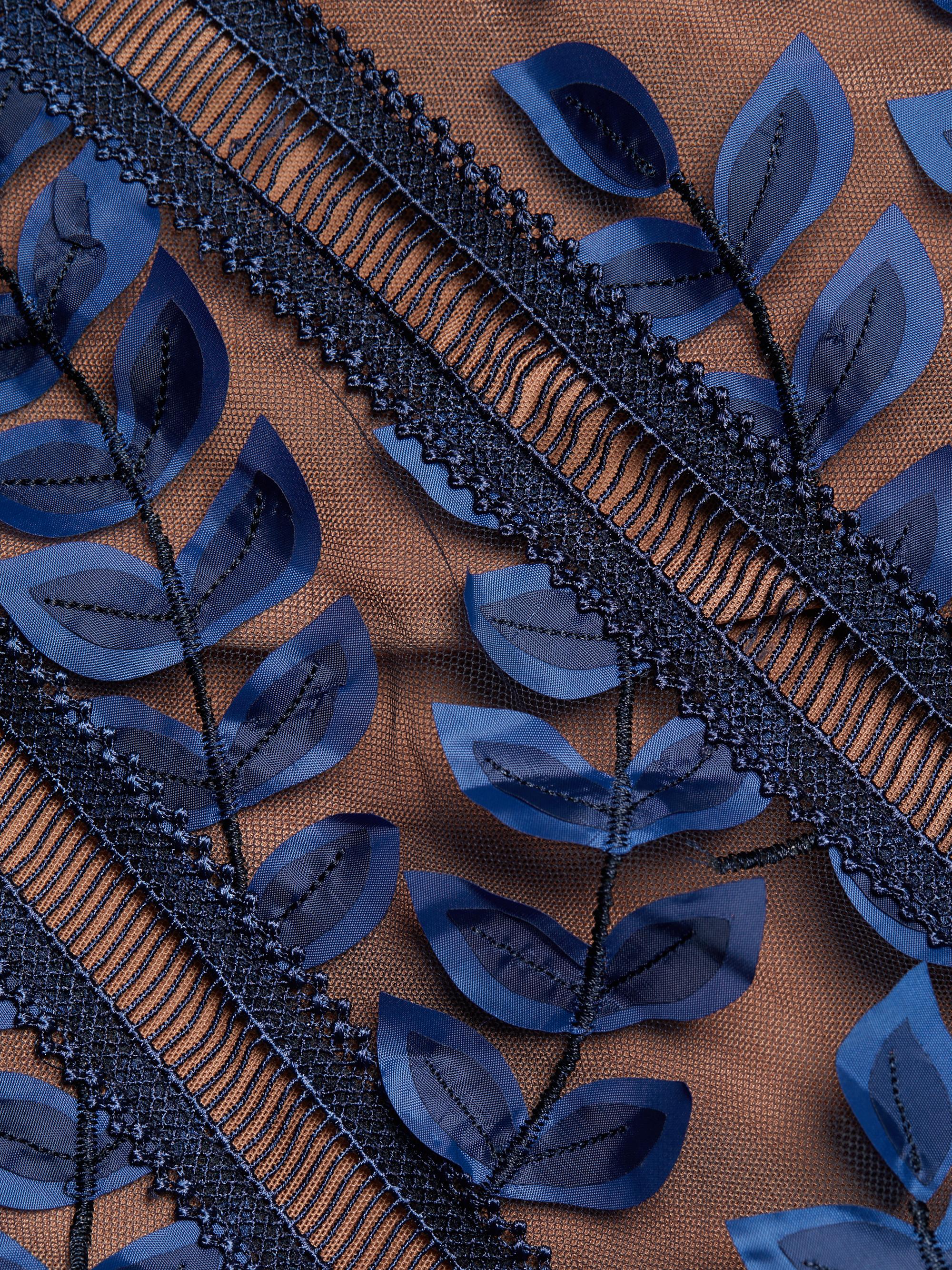 Bronx and Banco Saba Embroidered Mesh Midi-Dress | Saks Fifth Avenue