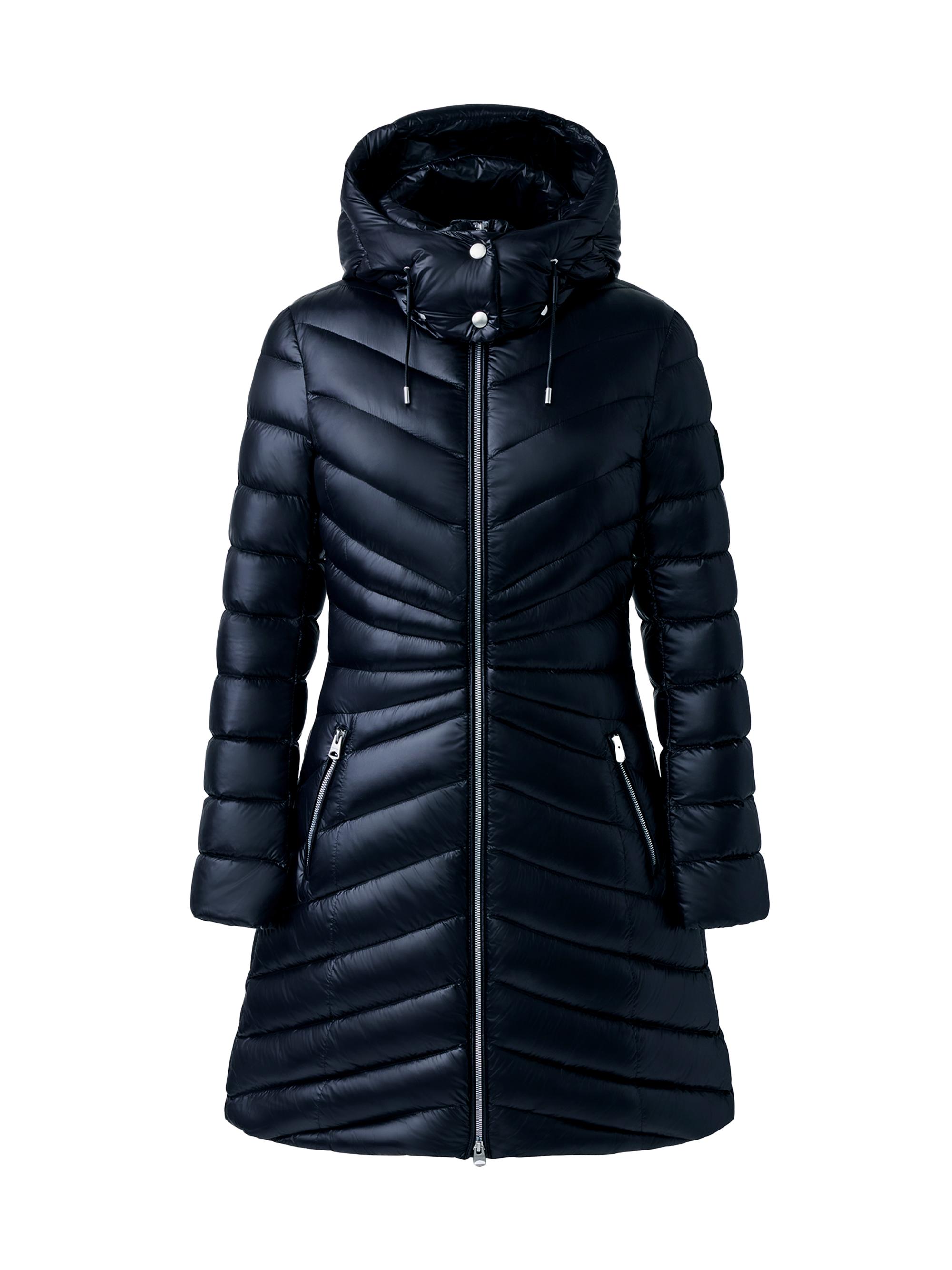 Mackage Women's Camea Lustrous Lightweight Down Coat - Black