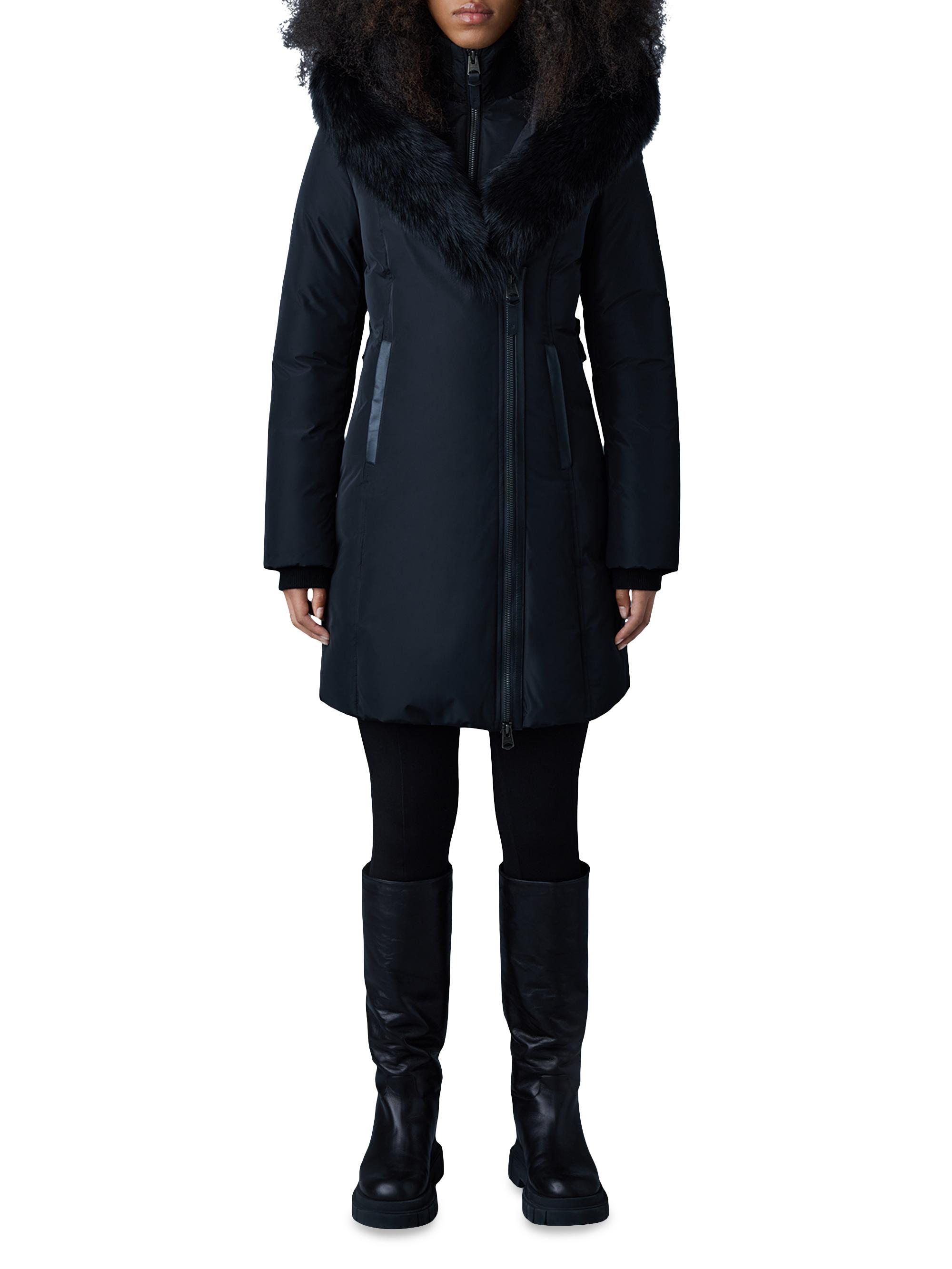 Mackage Kay Shearling-Collar Down Coat | Saks Fifth Avenue