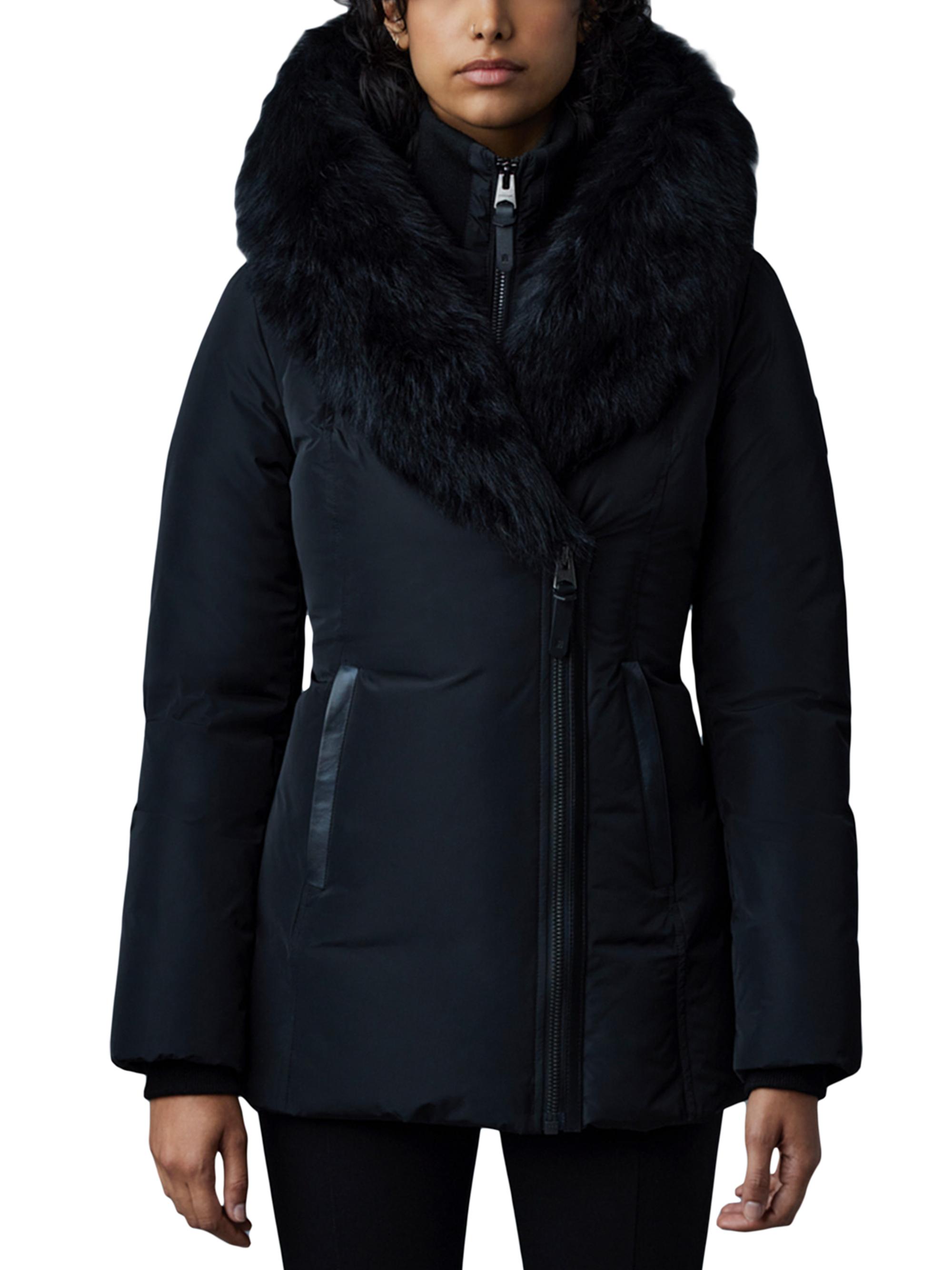 Mackage ​Adali Shearling-Trimmed Down Coat | Saks Fifth Avenue